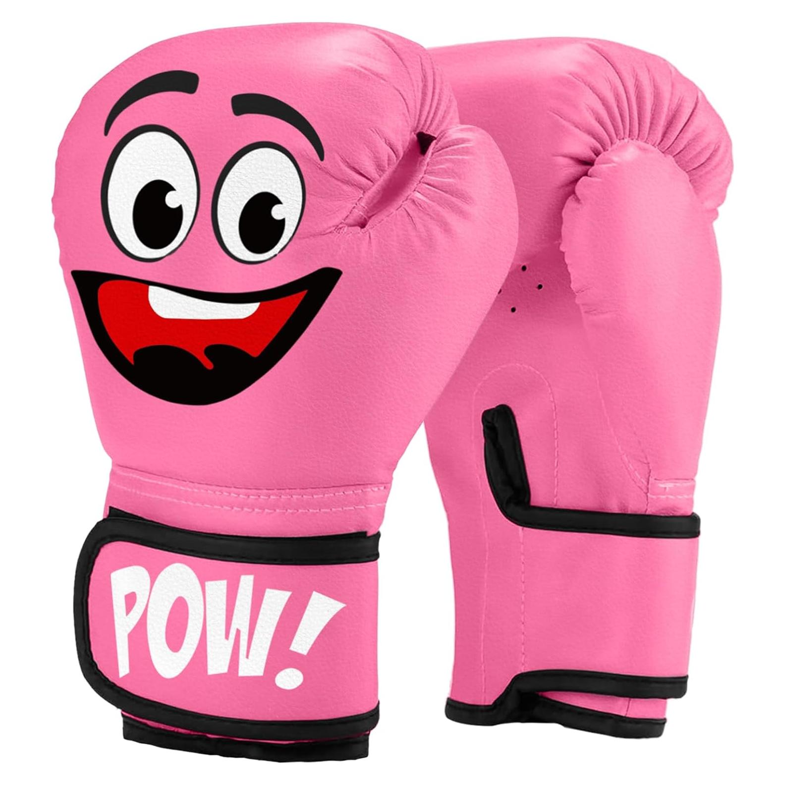 Guantes de Boxeo YORWHIN 4Oz para Niños 3-8 Años Rosa
