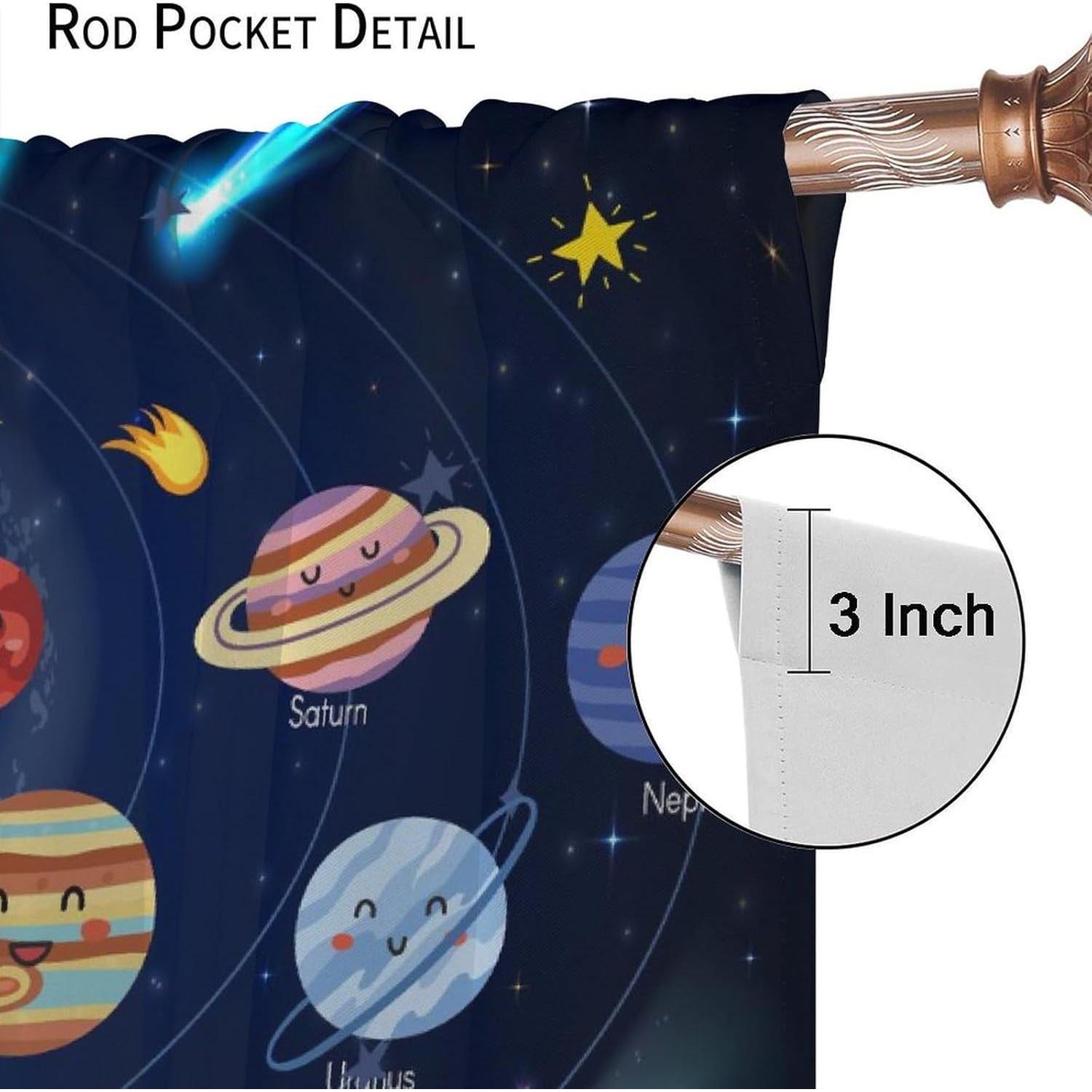 Cortinas Opacas Llylumty 2 Paneles 80x160cm Espacio