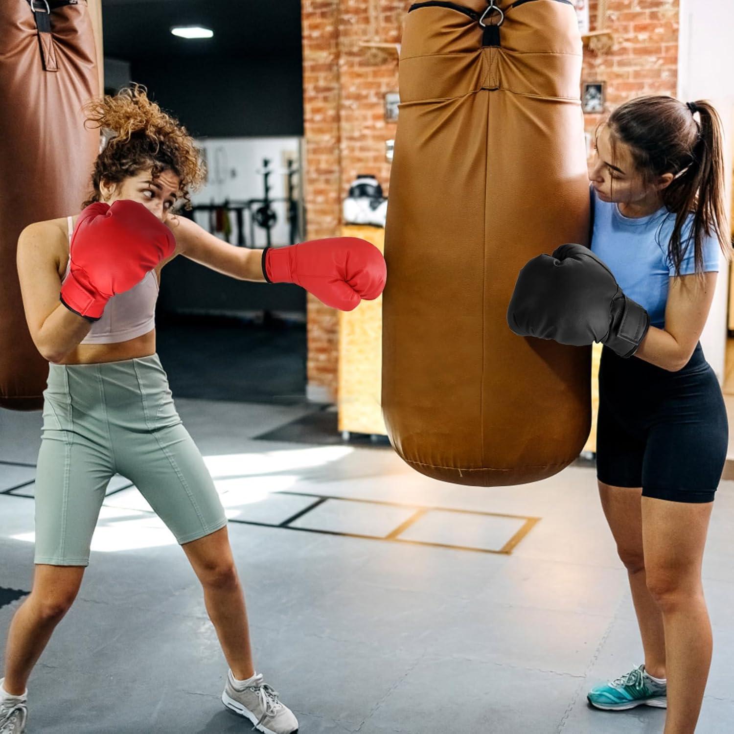 Guantes de Boxeo Ftabernam 2 Pares para Entrenamiento y Sparring