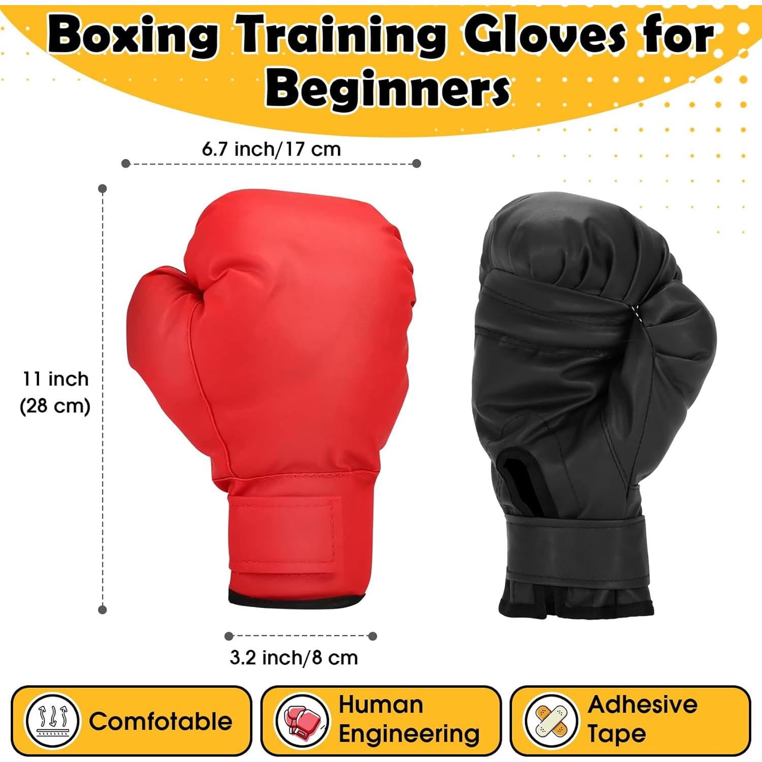 Guantes de Boxeo Ftabernam 2 Pares para Entrenamiento y Sparring