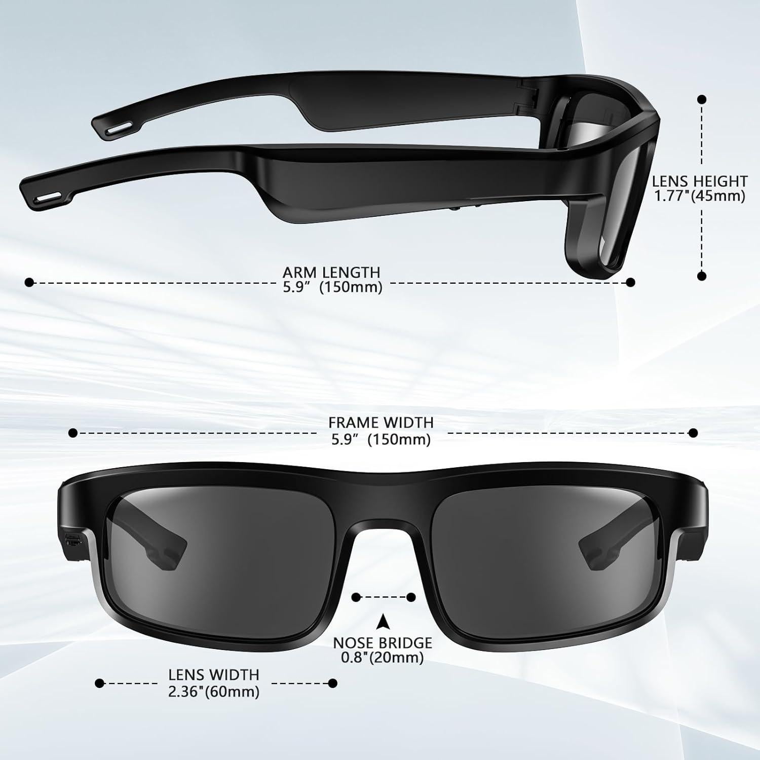 Gafas Inteligentes GAXABI Bluetooth Polarizadas UV400