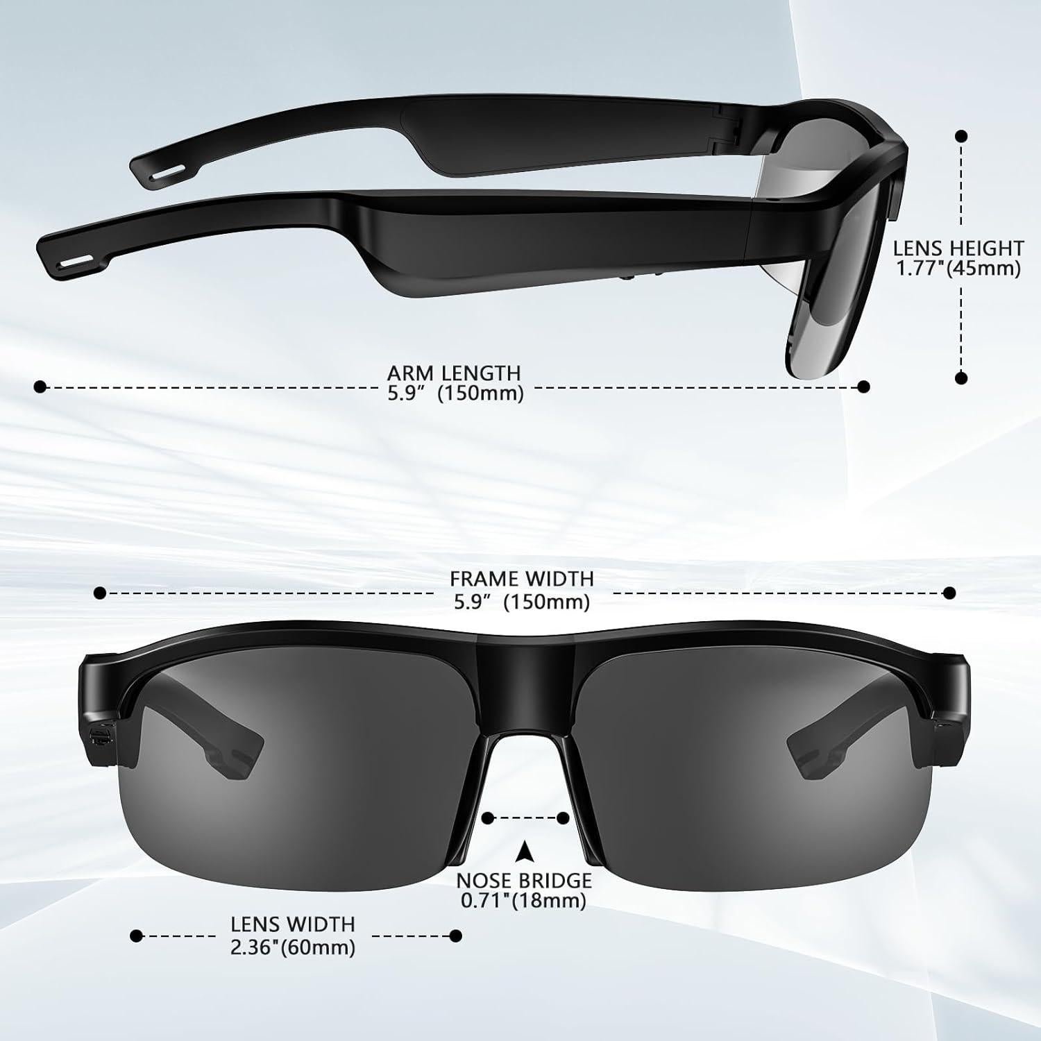 Gafas Inteligentes GAXABI Bluetooth Polarizadas UV400