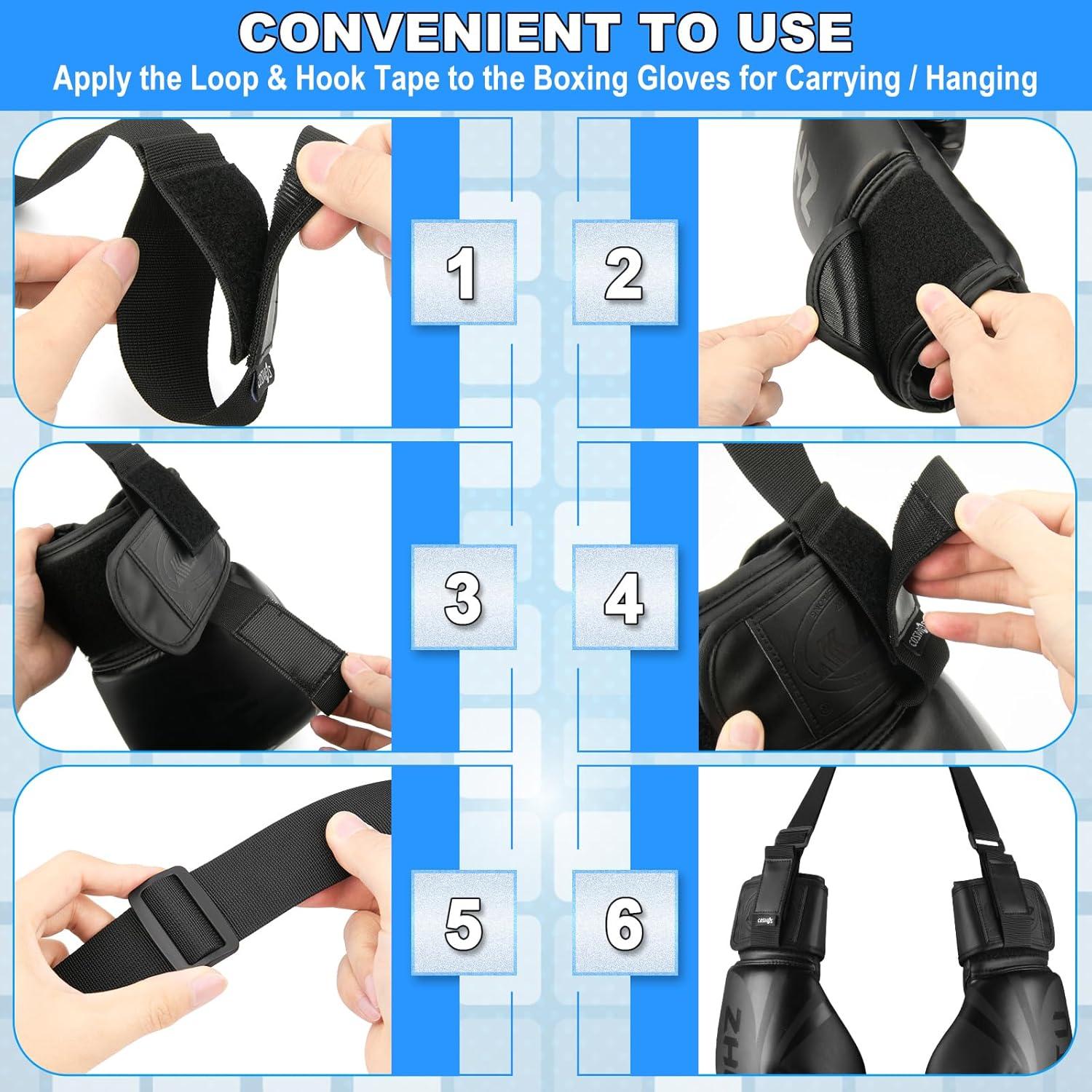 Correa Ajustable para Guantes de Boxeo Cosmos 71-117 cm