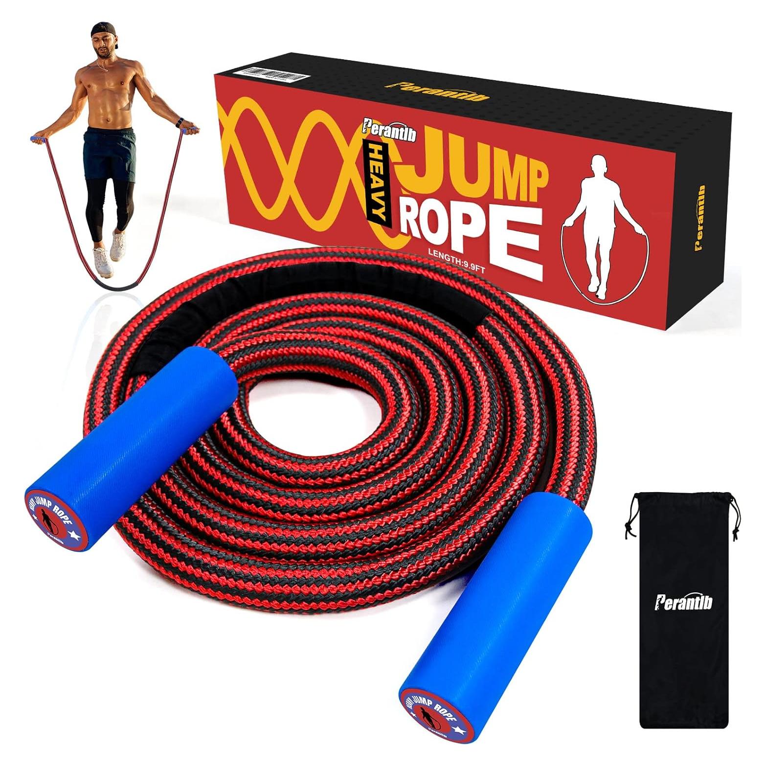 Cuerda de Salto Pesada Perantlb 3 m con Mango Rotatorio