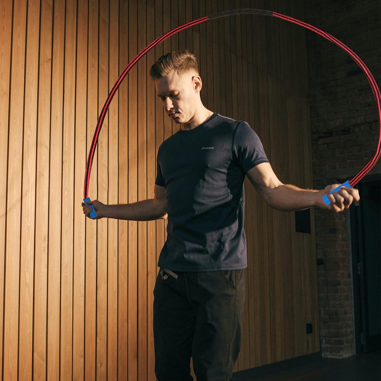 Cuerda de Salto Pesada Perantlb 3 m con Mango Rotatorio