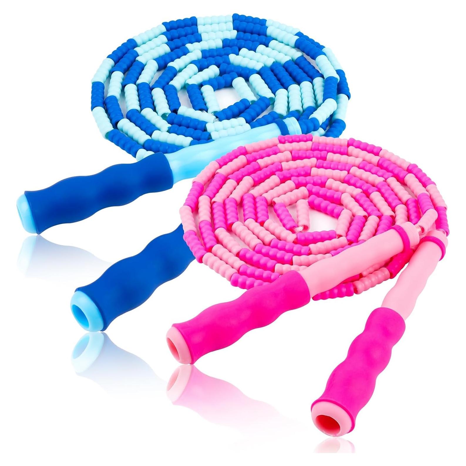 Cuerda de saltar ajustable PEASUG para niños 8-12 años