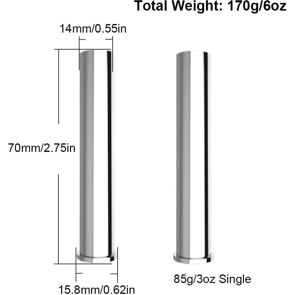 Bloques de Peso Removibles Morneve para Cuerda de Saltar 170g 2Pcs