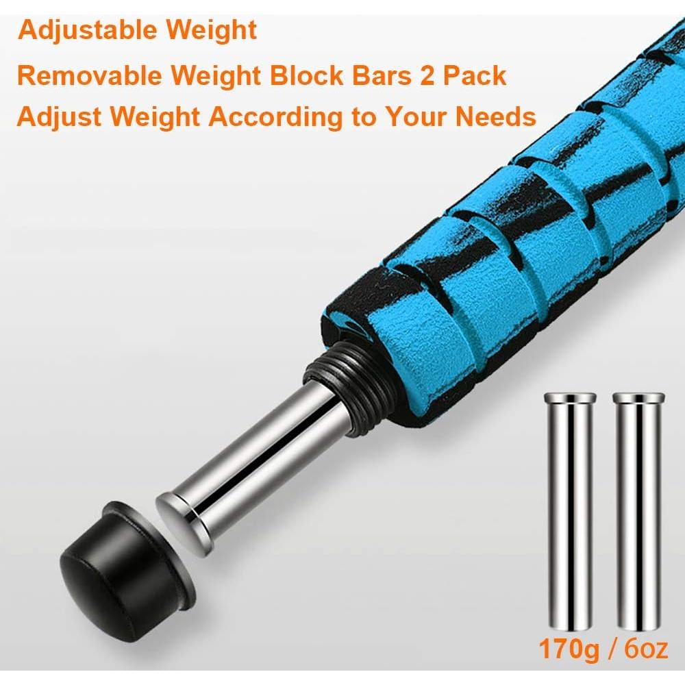 Bloques de Peso Removibles Morneve para Cuerda de Saltar 170g 2Pcs