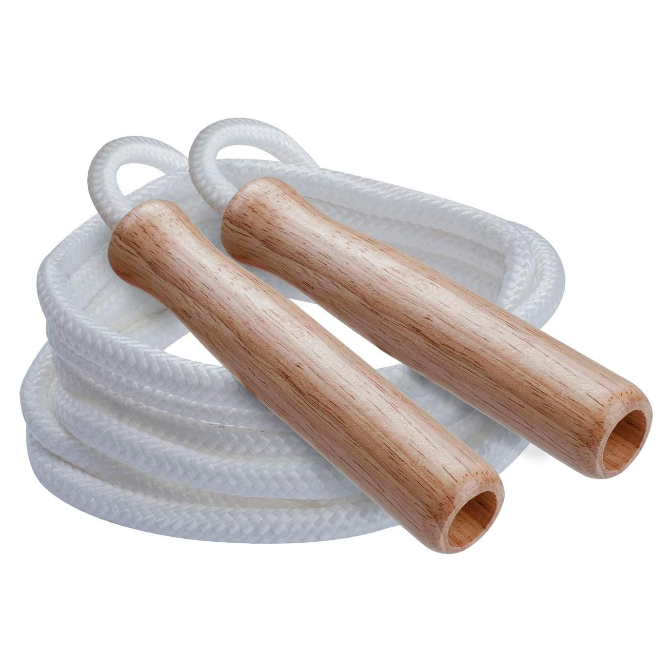 Cuerda para saltar Champion Sports SR de nylon 2.74m blanca