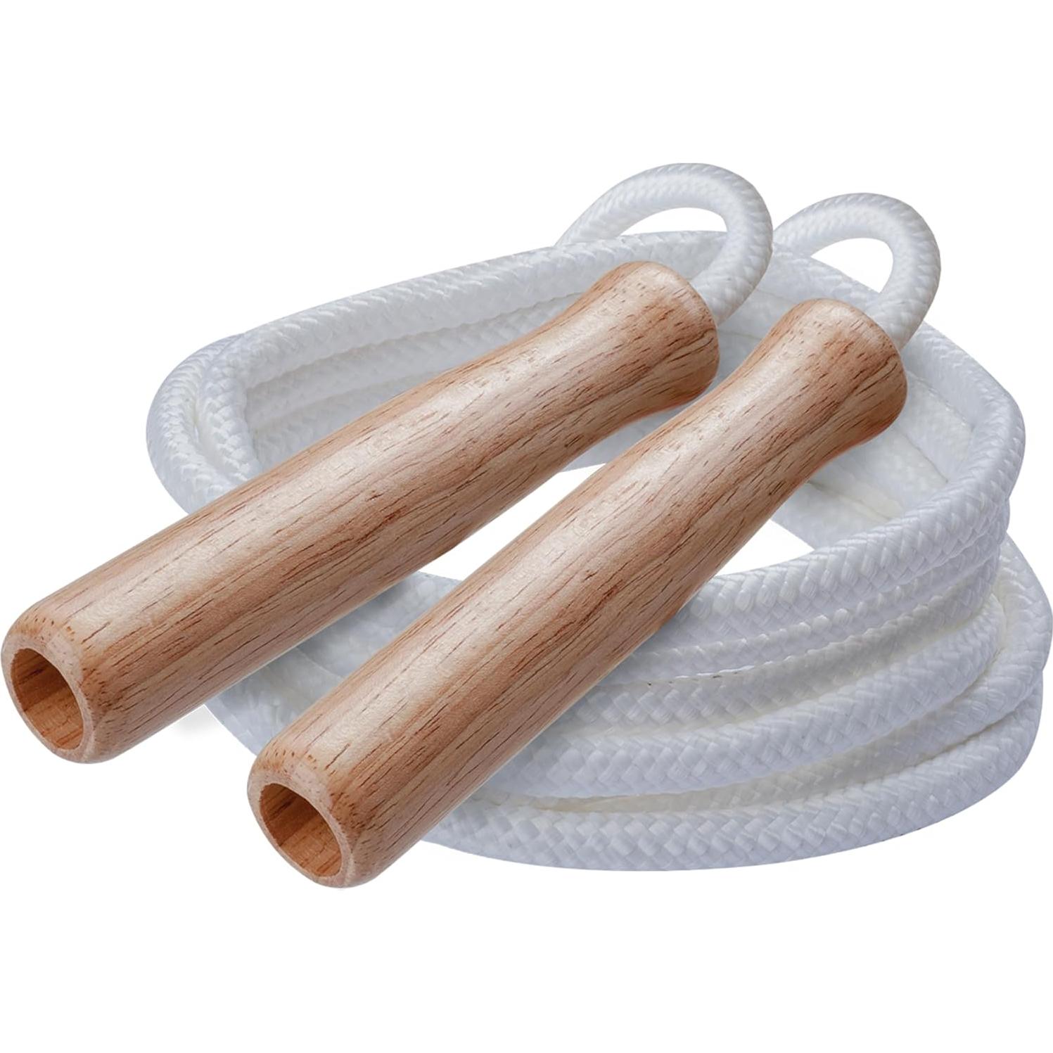 Cuerda para saltar Champion Sports SR de nylon 2.74m blanca
