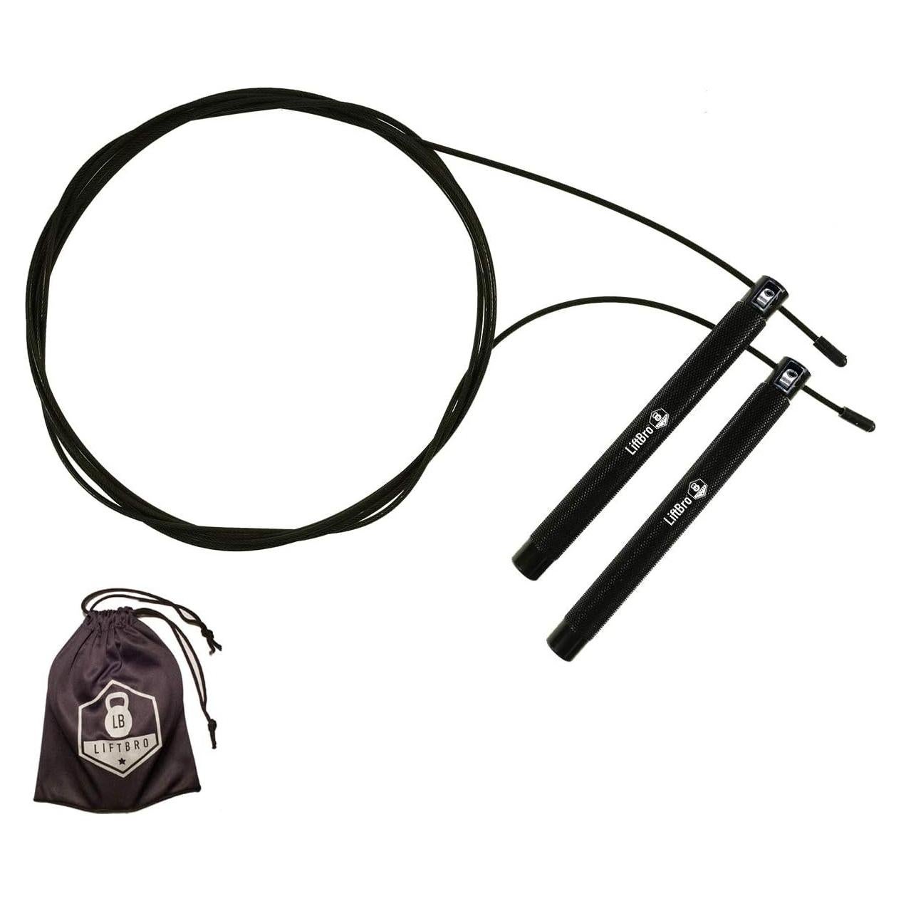 Cuerda de Salto Ajustable LiftBro 3.05m para Fitness y Boxeo