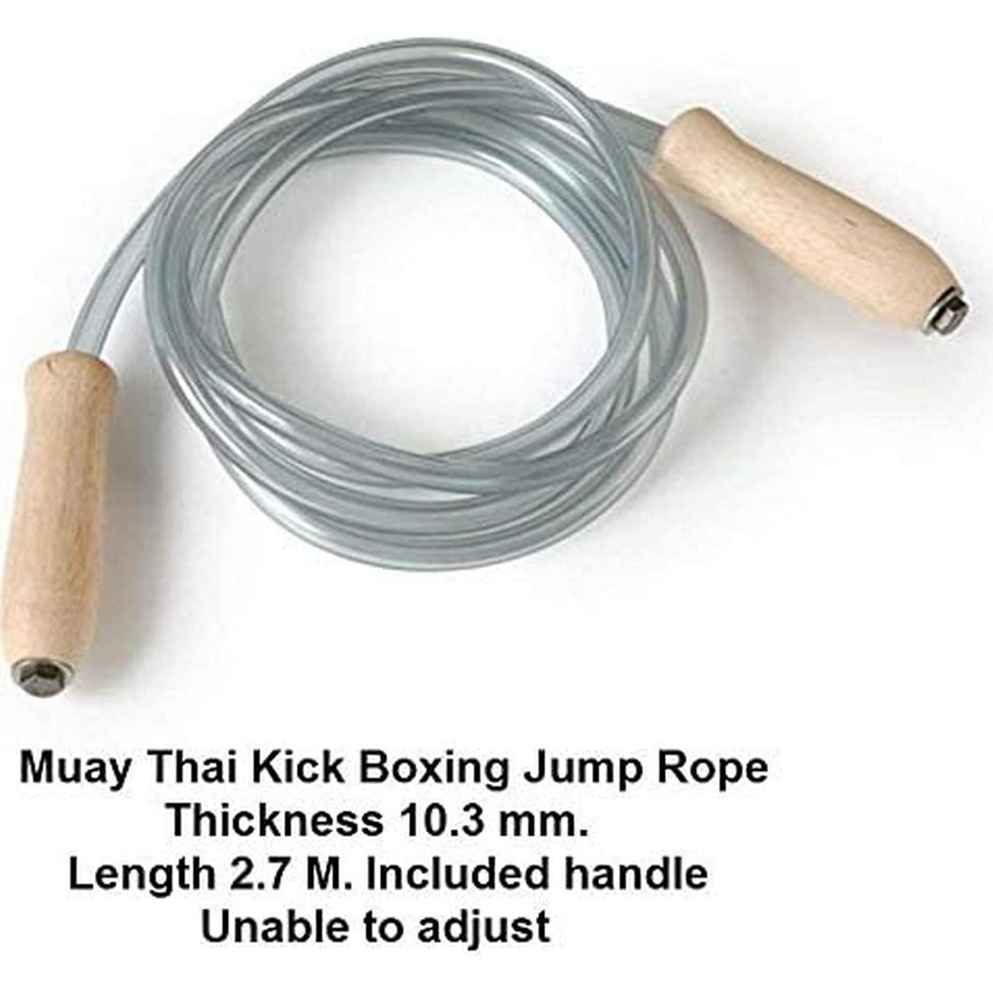 Cuerda de Saltar Muay Thai LUNGCHA 2.7m PVC 10.3mm con Peso