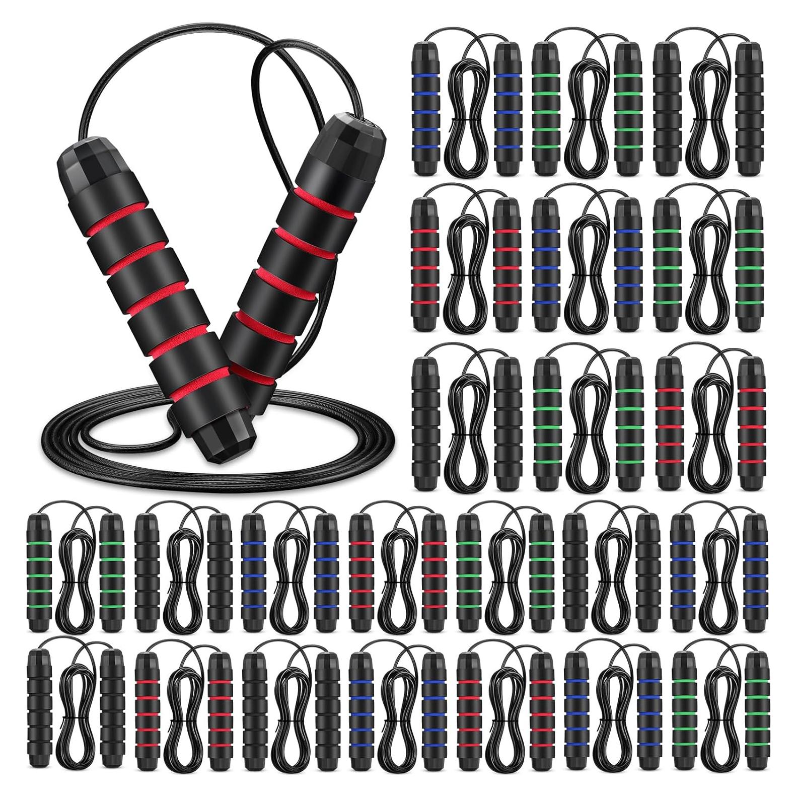 Cuerdas de Salto Ajustables HyDren - 24 Piezas para Fitness