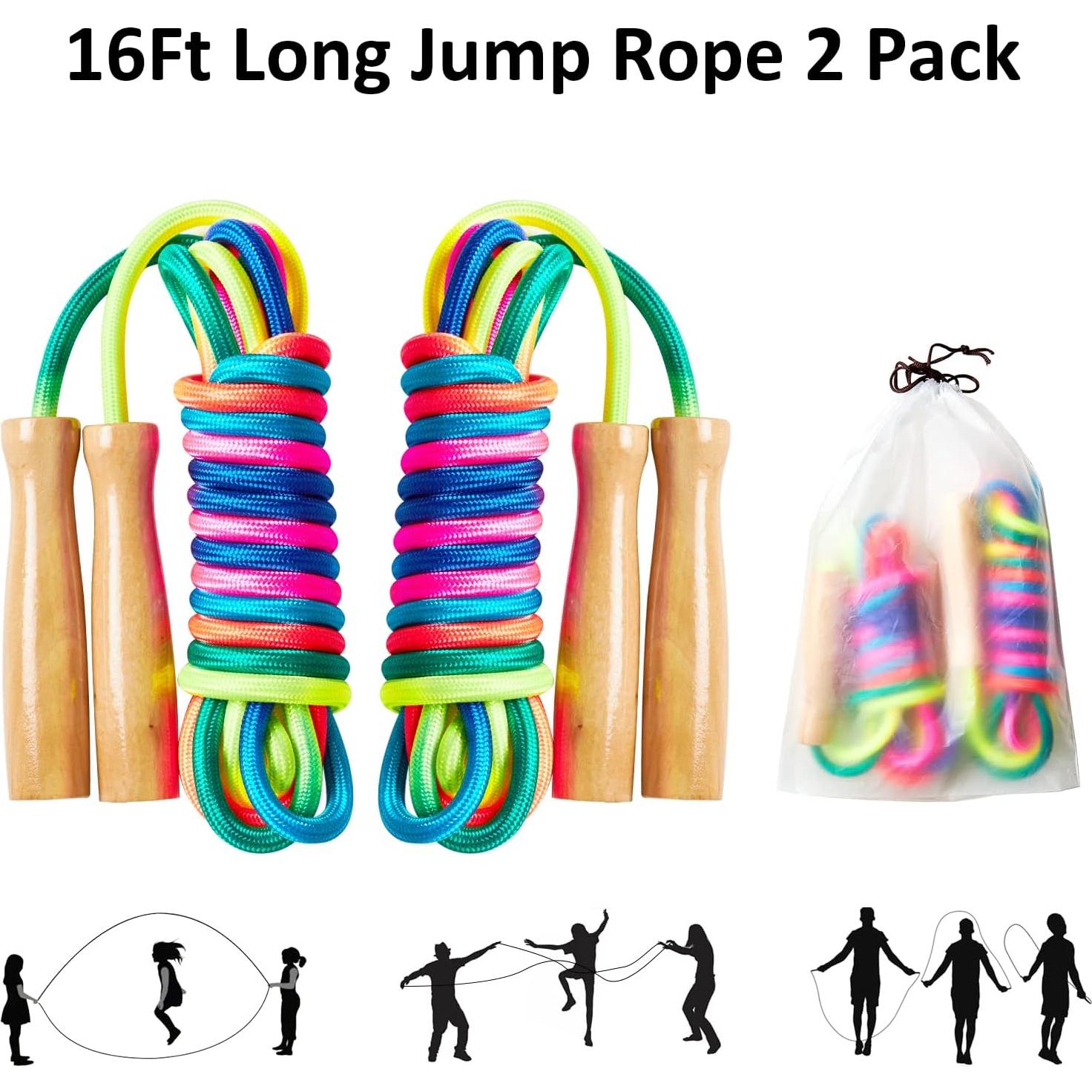 Cuerda de Saltar Double Dutch Fanhostco 4.88m Paquete 2