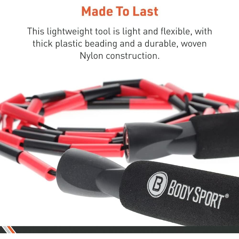 Cuerda de Salto BodySport ZZR184 2.74m - Mangos de Espuma