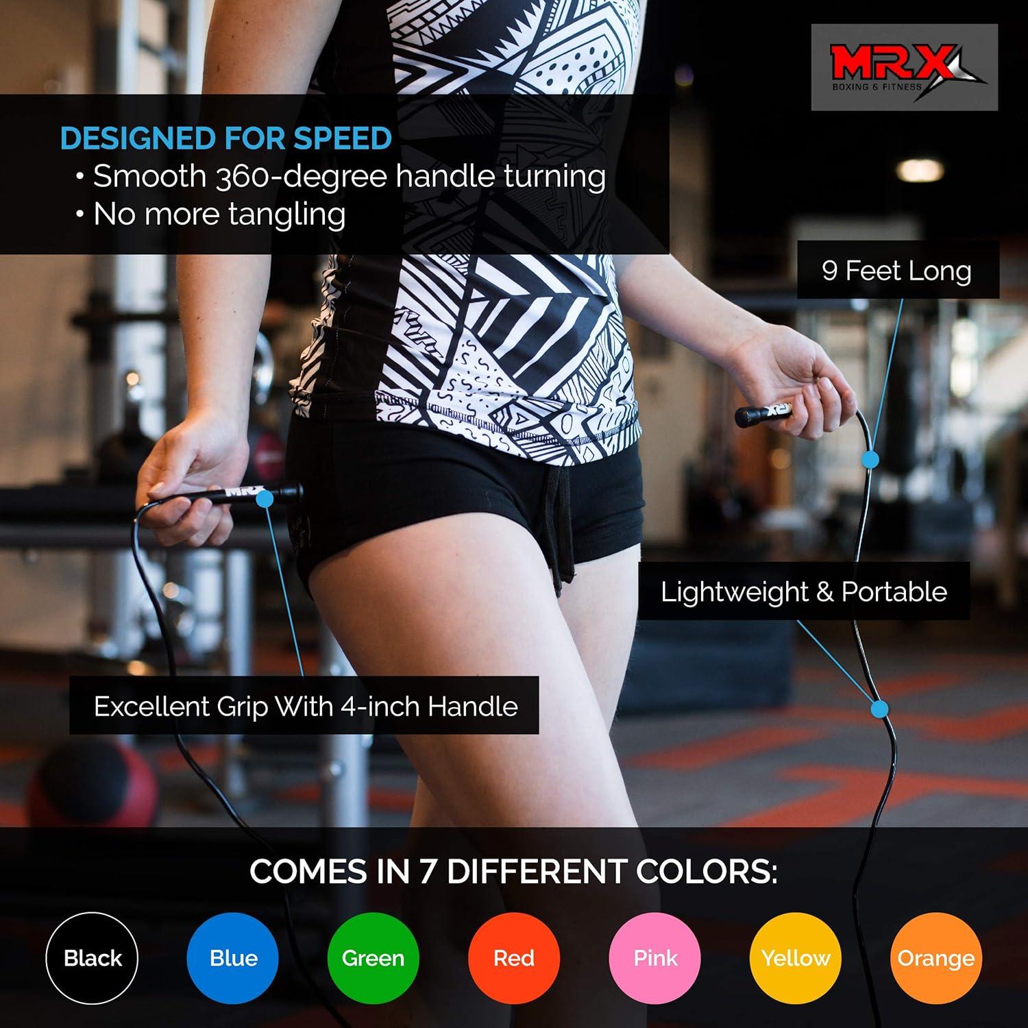 Cuerda de Salto MRX 274 cm PVC para Fitness y Ejercicio