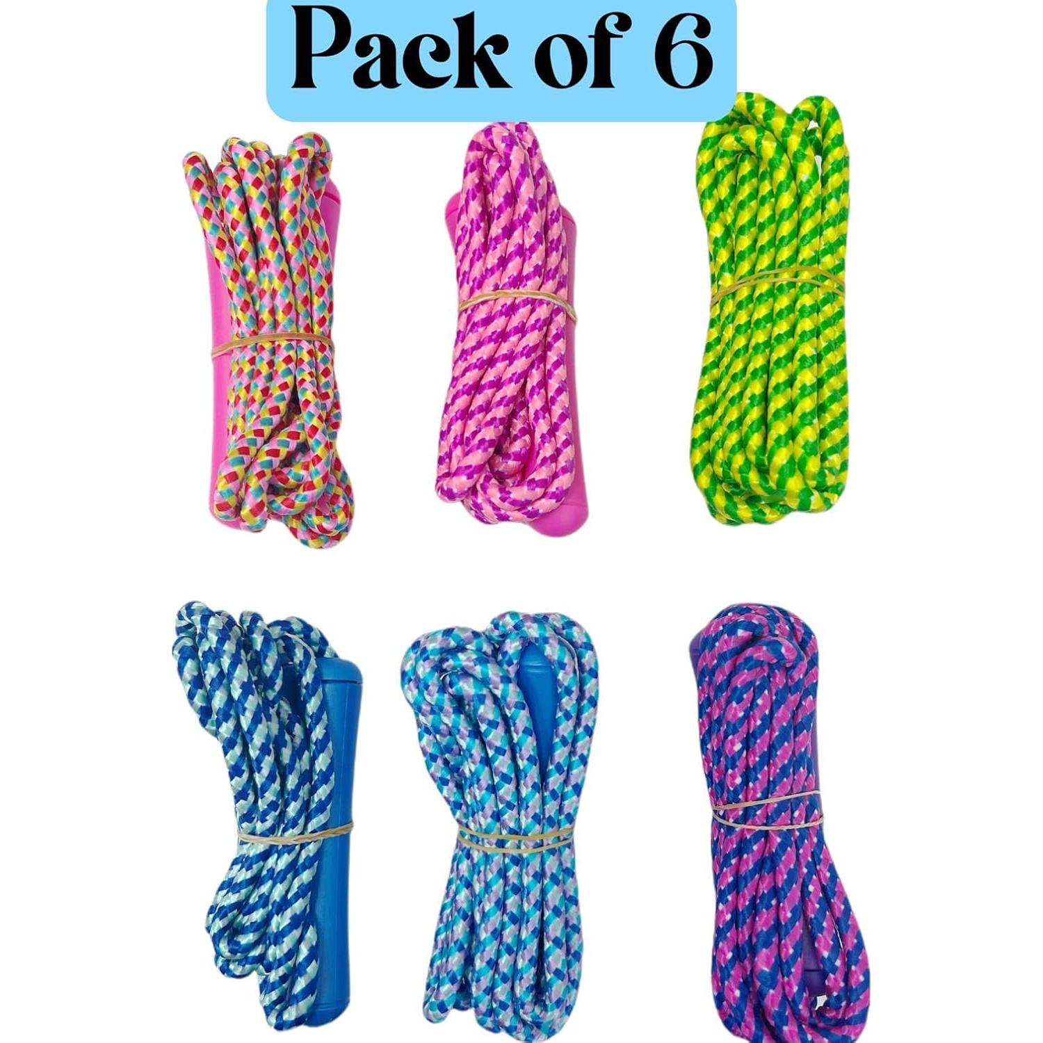 Cuerda de Salto Ajustable GiftExpress - Paquete de 6 Piezas