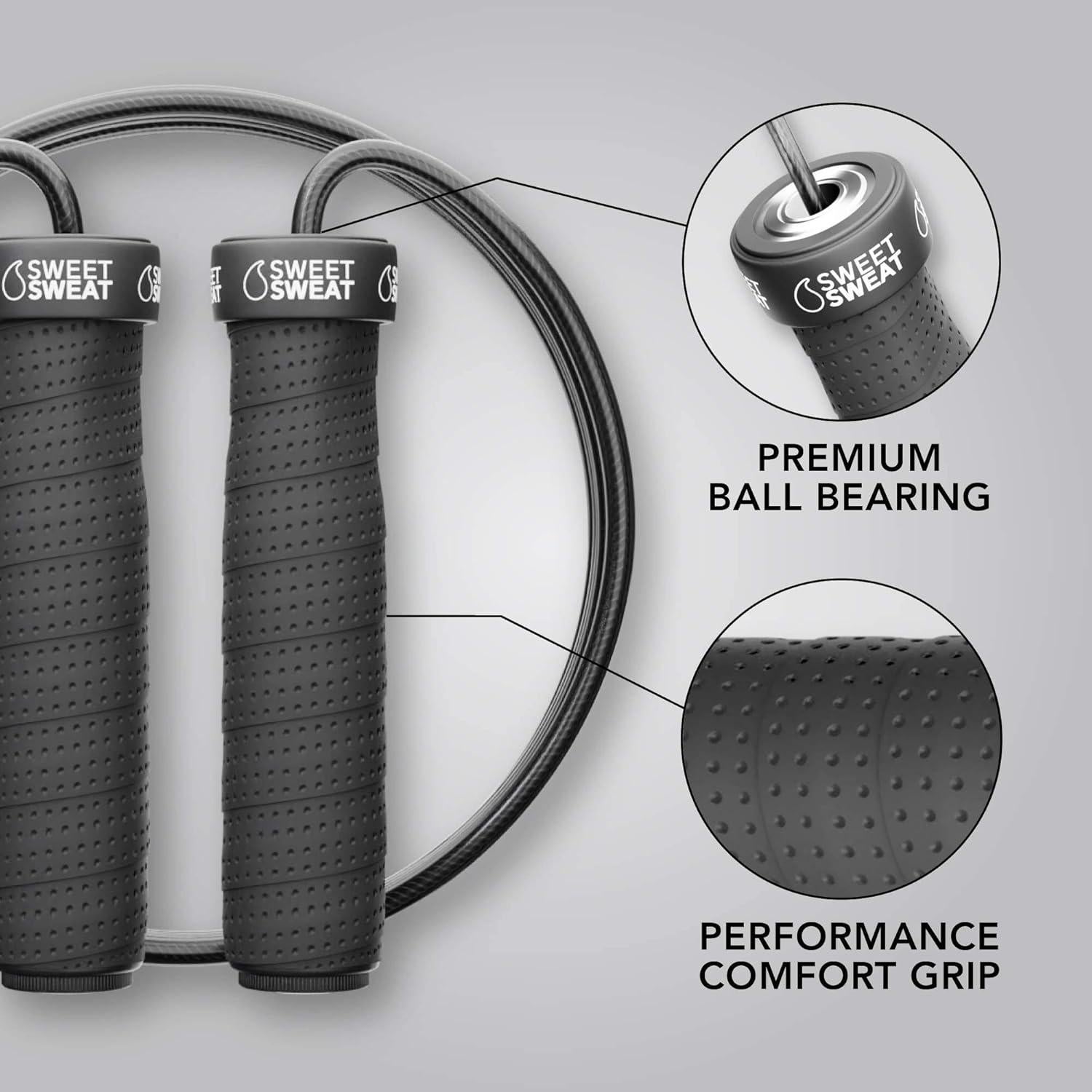 Cuerda de Salto Ajustable Sweet Sweat 3m para Fitness