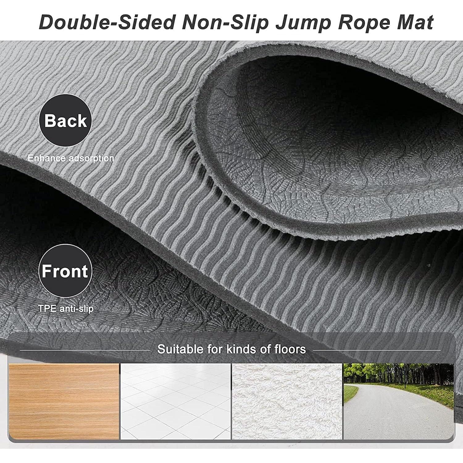 Alfombrilla Antideslizante Dofopo 63x24 para Saltar Cuerda