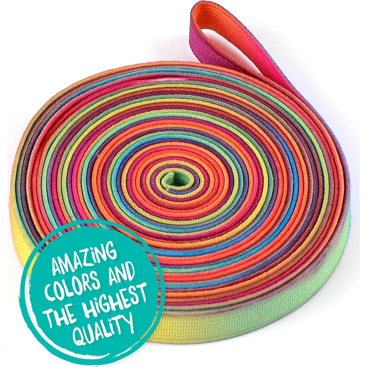 Cuerda de Salto KLEINTOBER Arcoíris 400 cm para Niños