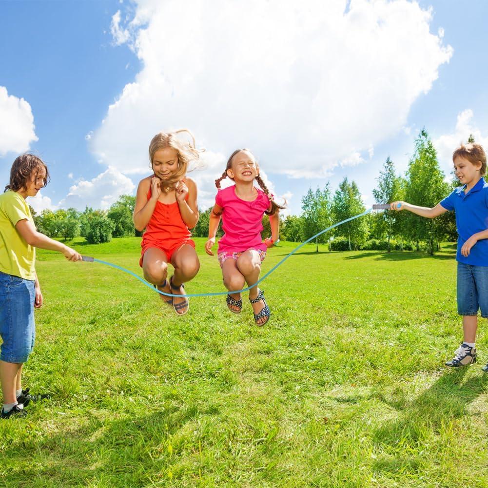 Cuerda de saltar ajustable flintronic 260 cm para niños