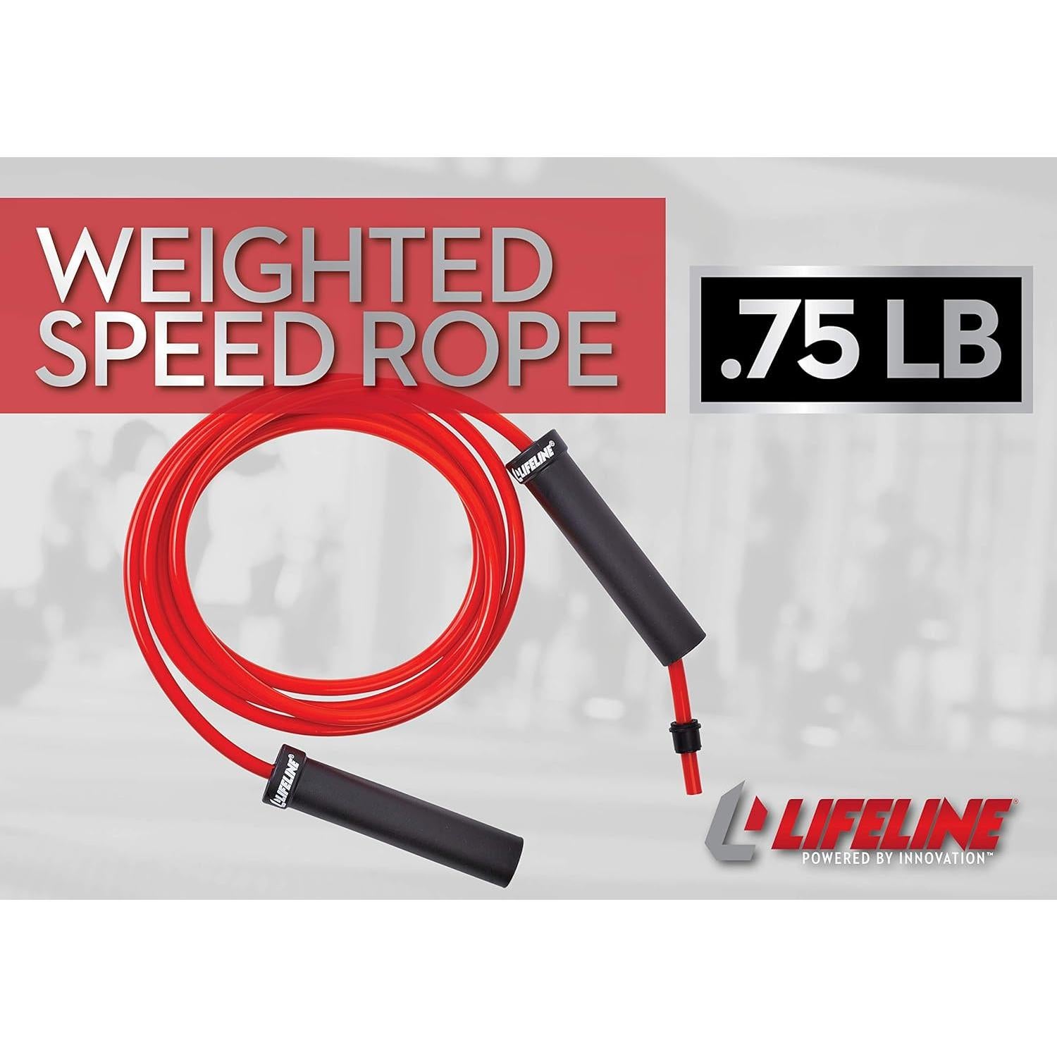 Cuerda de Salto Lifeline Ajustable para Fitness 182.88 cm