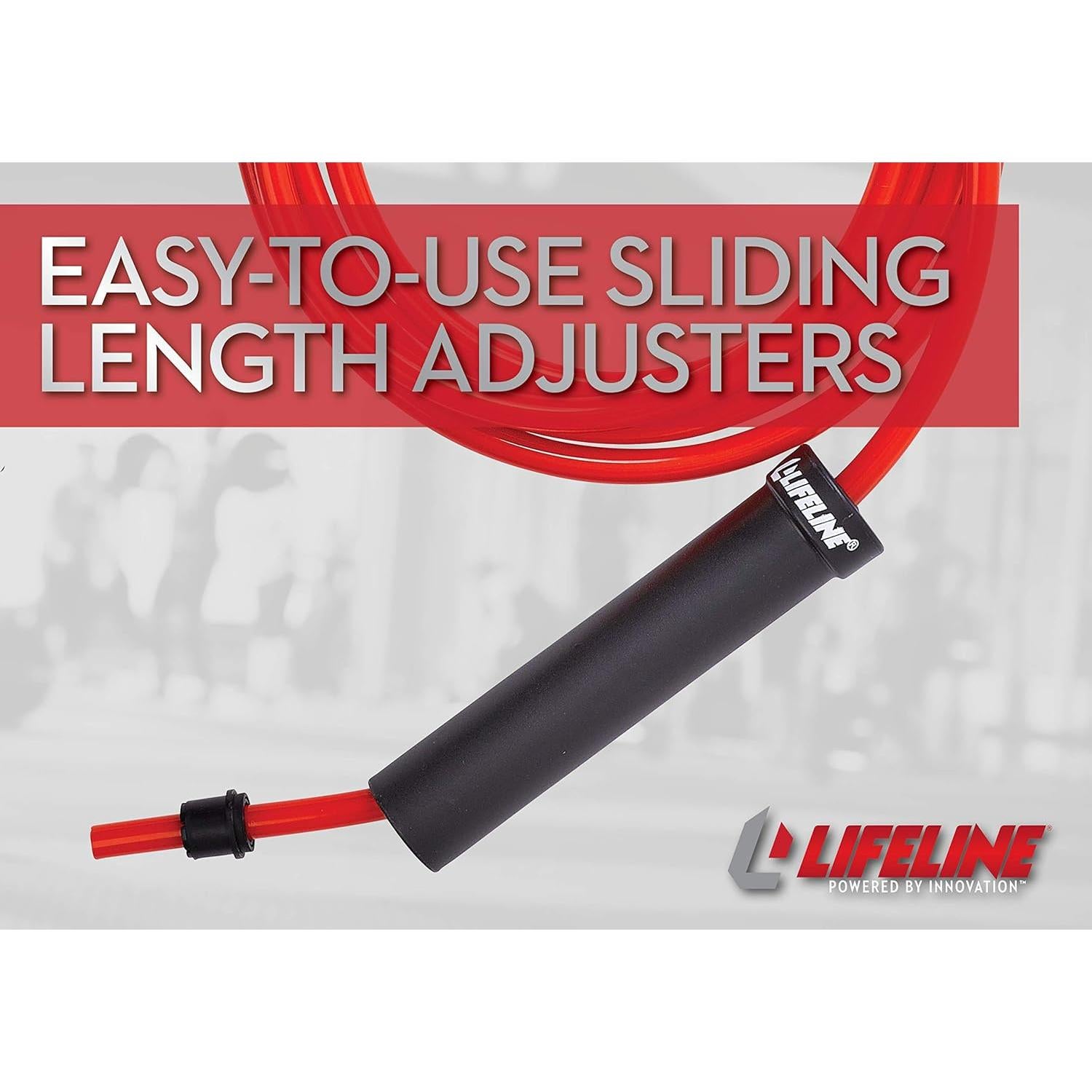 Cuerda de Salto Lifeline Ajustable para Fitness 182.88 cm