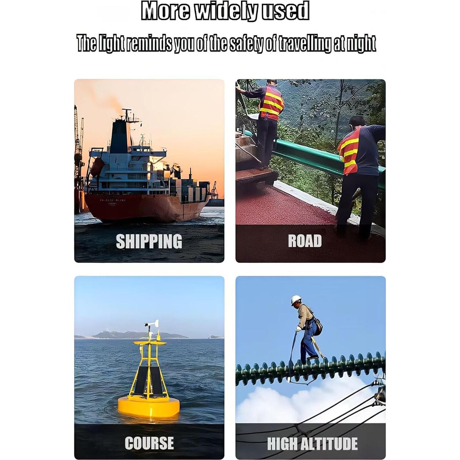 Fuegos Artificiales Marinos Genérico - Paquete de 3, LED, 19.05 cm