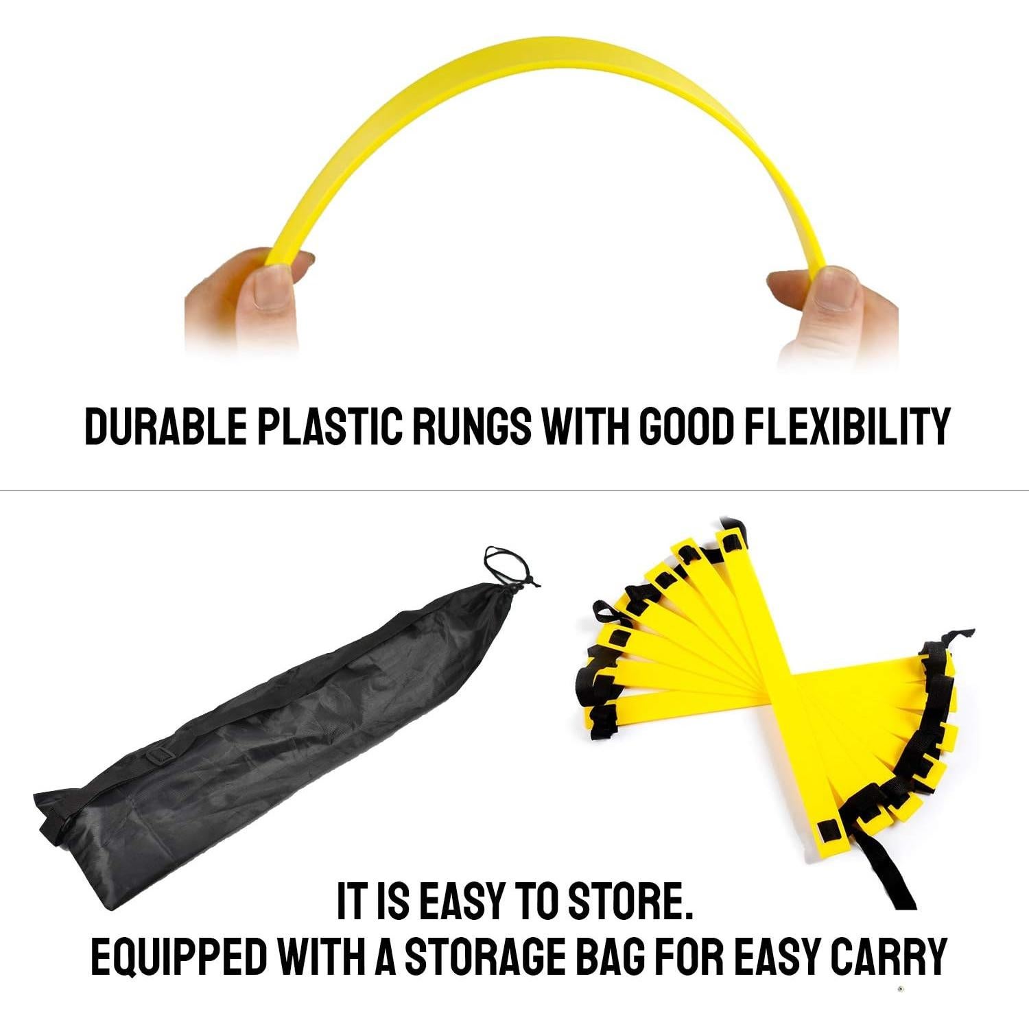 Escalera de Agilidad TNZMART 10FT (3.05m) con Bolsa de Transporte