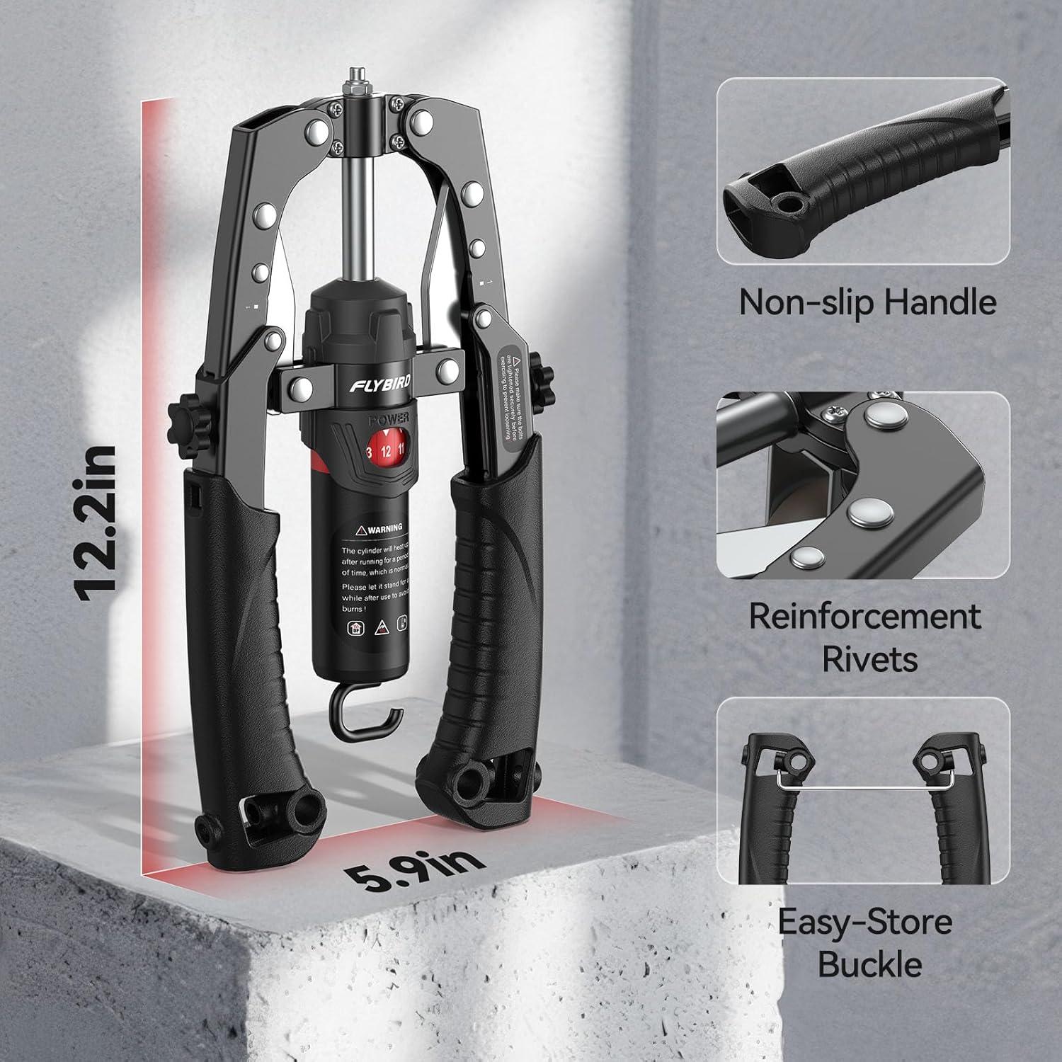 Entrenador de brazos 2-en-1 FLYBIRD JH-FB-BLQ-01 ajustable 10-200kg