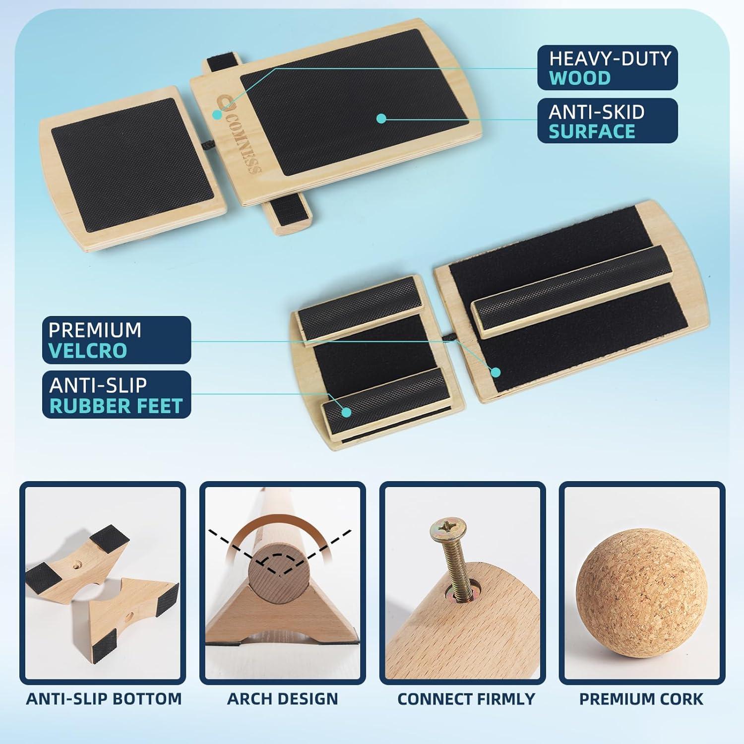 Kit de Entrenador de Equilibrio Comness con Viga 101.6 cm