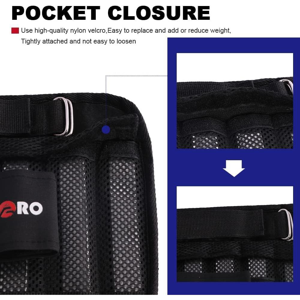 Pesas de Muñeca y Tobillo Ajustables LEKÄRO 3 kg - 1 Par