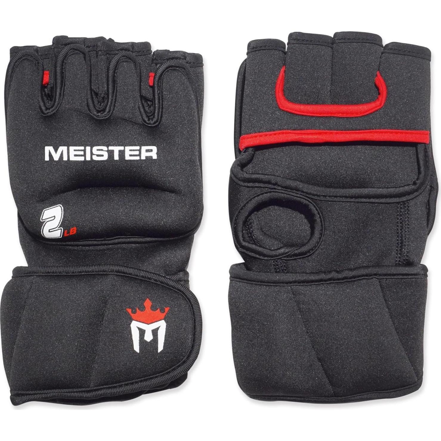 Guantes con peso Meister de neopreno 2lb para entrenamiento