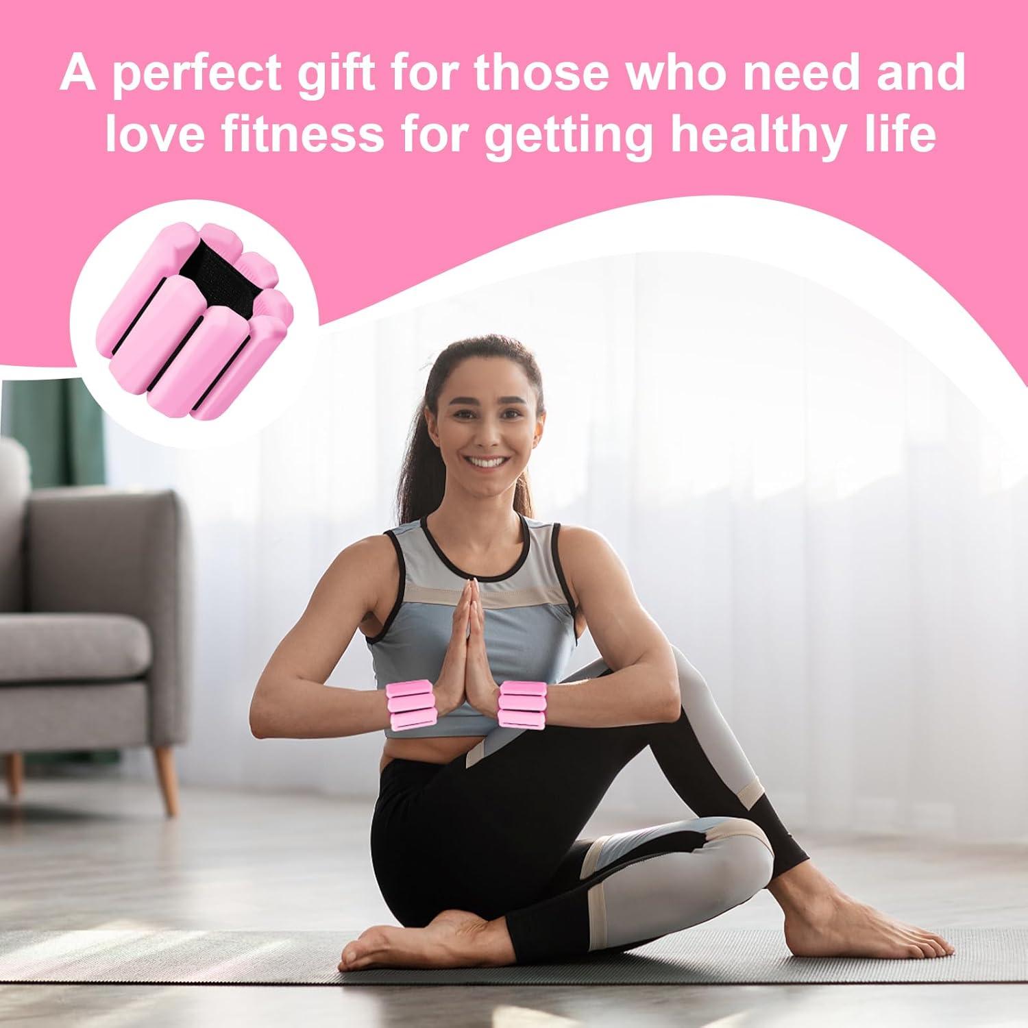 Conjunto de Pesas Ajustables Teikugv para Muñeca y Tobillo 0.9 kg