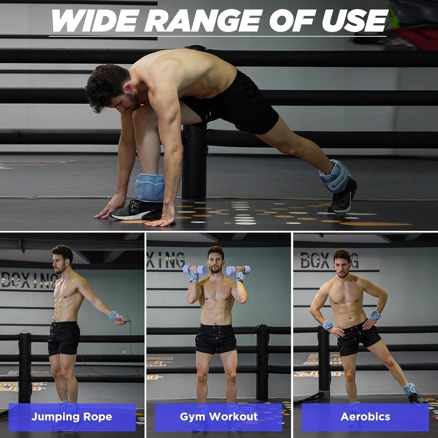 Pesas de Tobillo M Mike Sport 0.45 kg cada una - 1 par