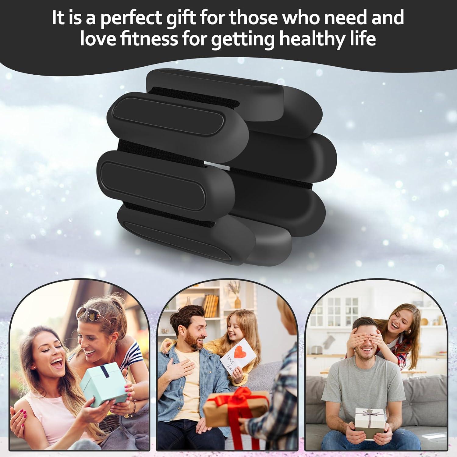 Conjunto de Pesas Ajustables Grednfhat para Muñeca y Tobillo 0.45 kg