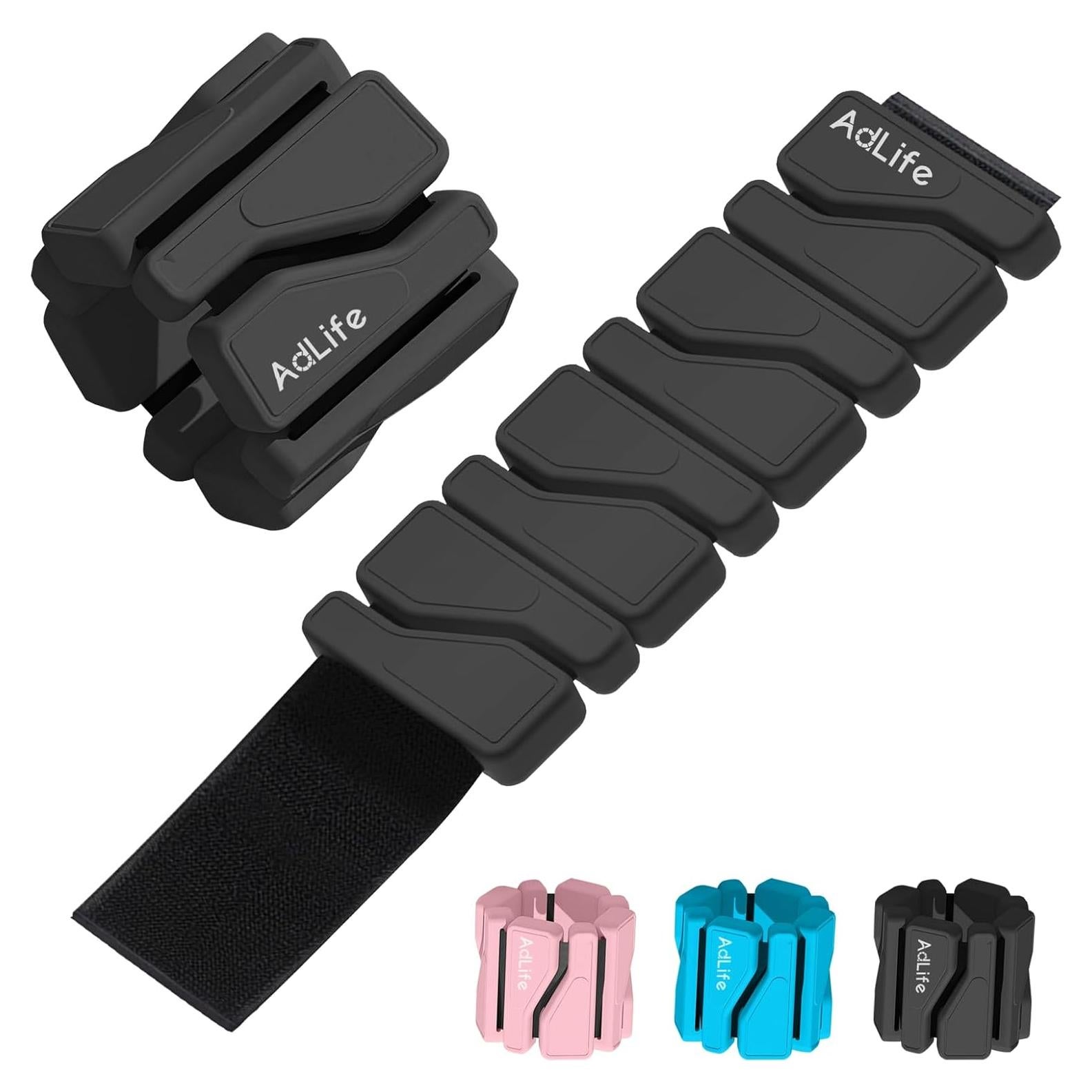 Pesas Ajustables para Muñeca y Tobillo AdLife 0.91 kg - 2 Pzas