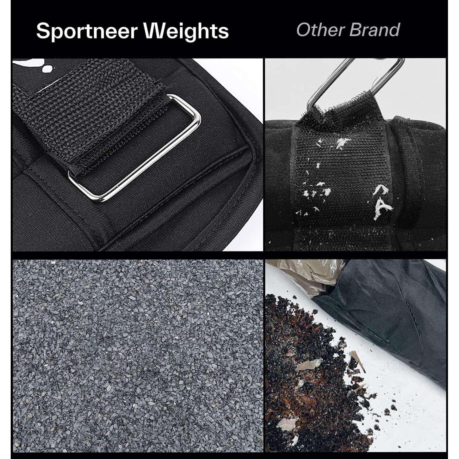 Pesas de Tobillo Ajustables Sportneer 0.9-4.5 kg Neopreno