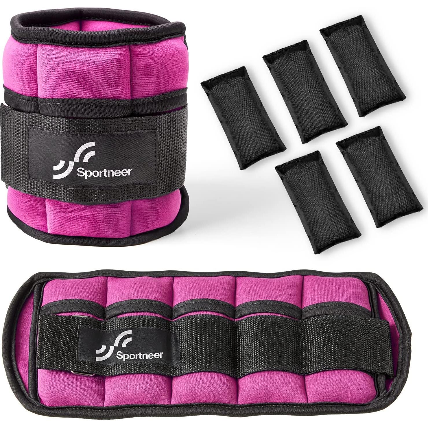 Pesas Ajustables Sportneer para Tobillo y Muñeca 1.8 kg