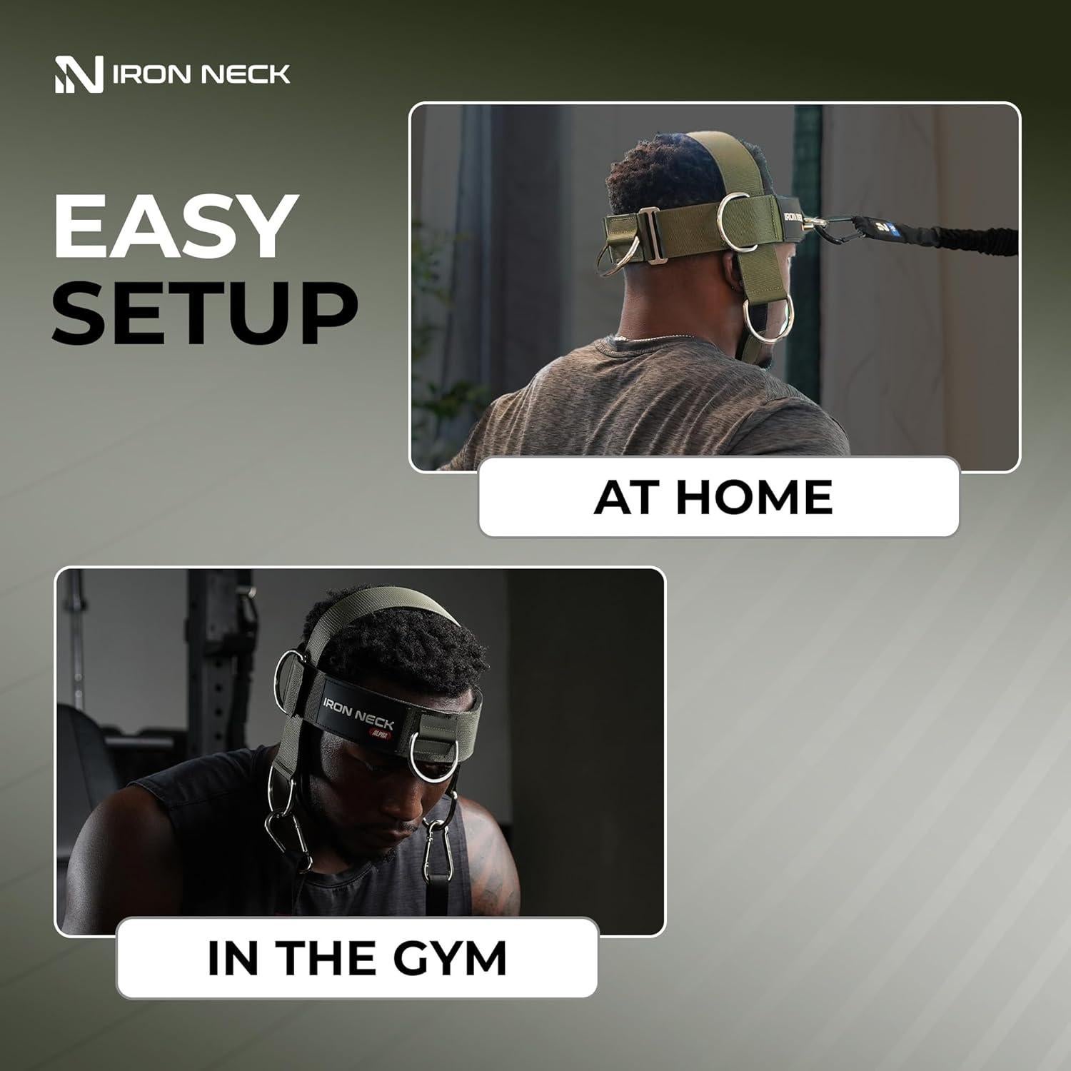 Arnés de Cuello Iron Neck Alpha con Kit Mediano para Entrenamiento