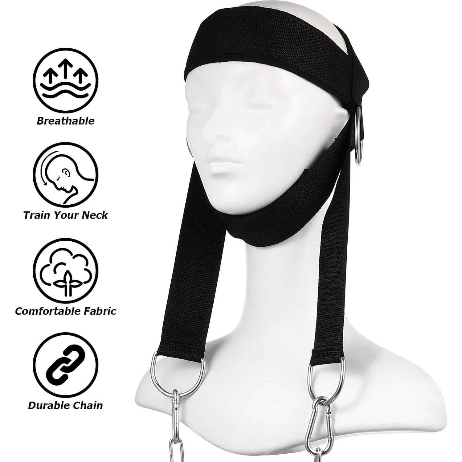 Arnés de Peso para Cuello Toddmomy Neopreno Negro M