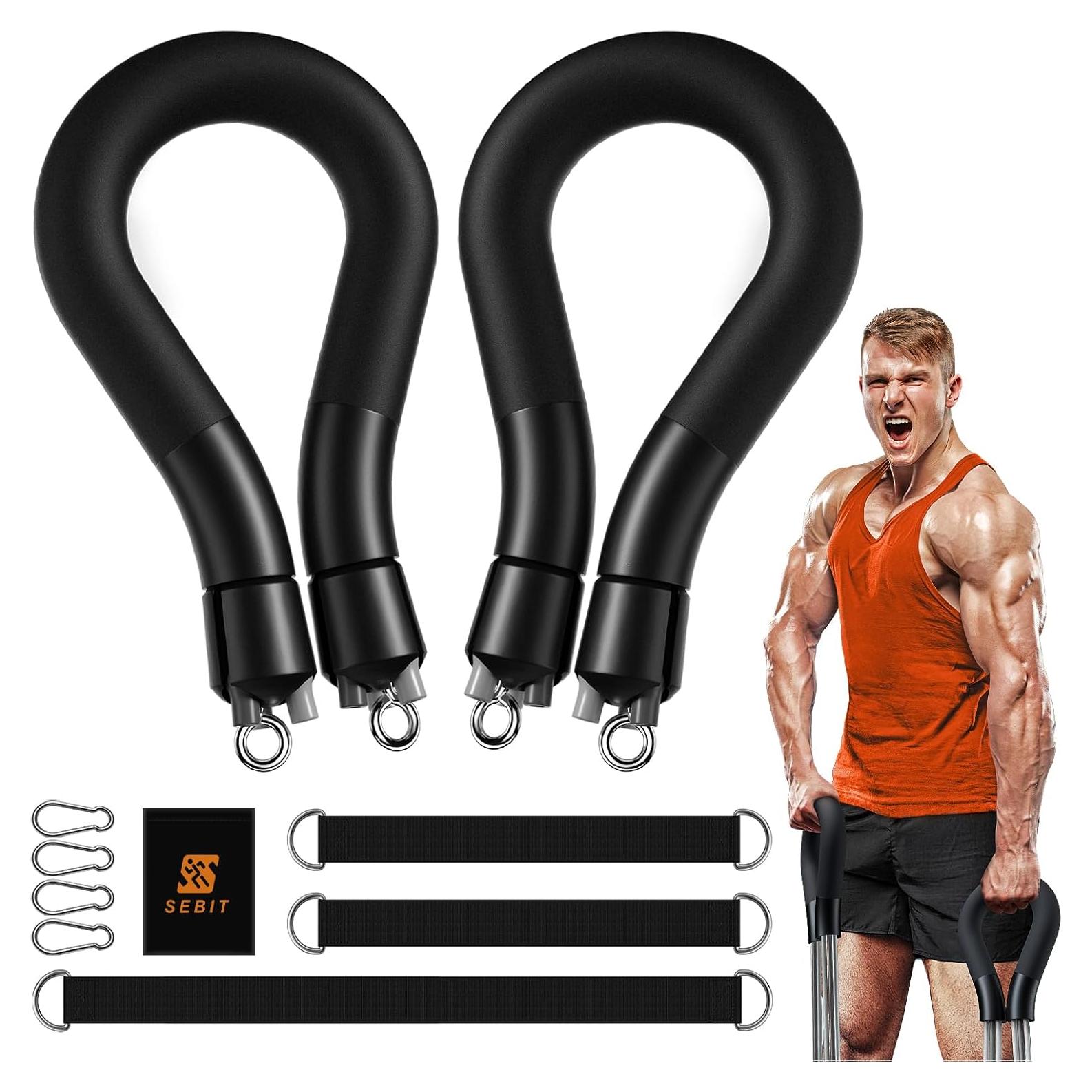 Banda de Resistencia SEBIT con Mangos - Entrenamiento en Casa