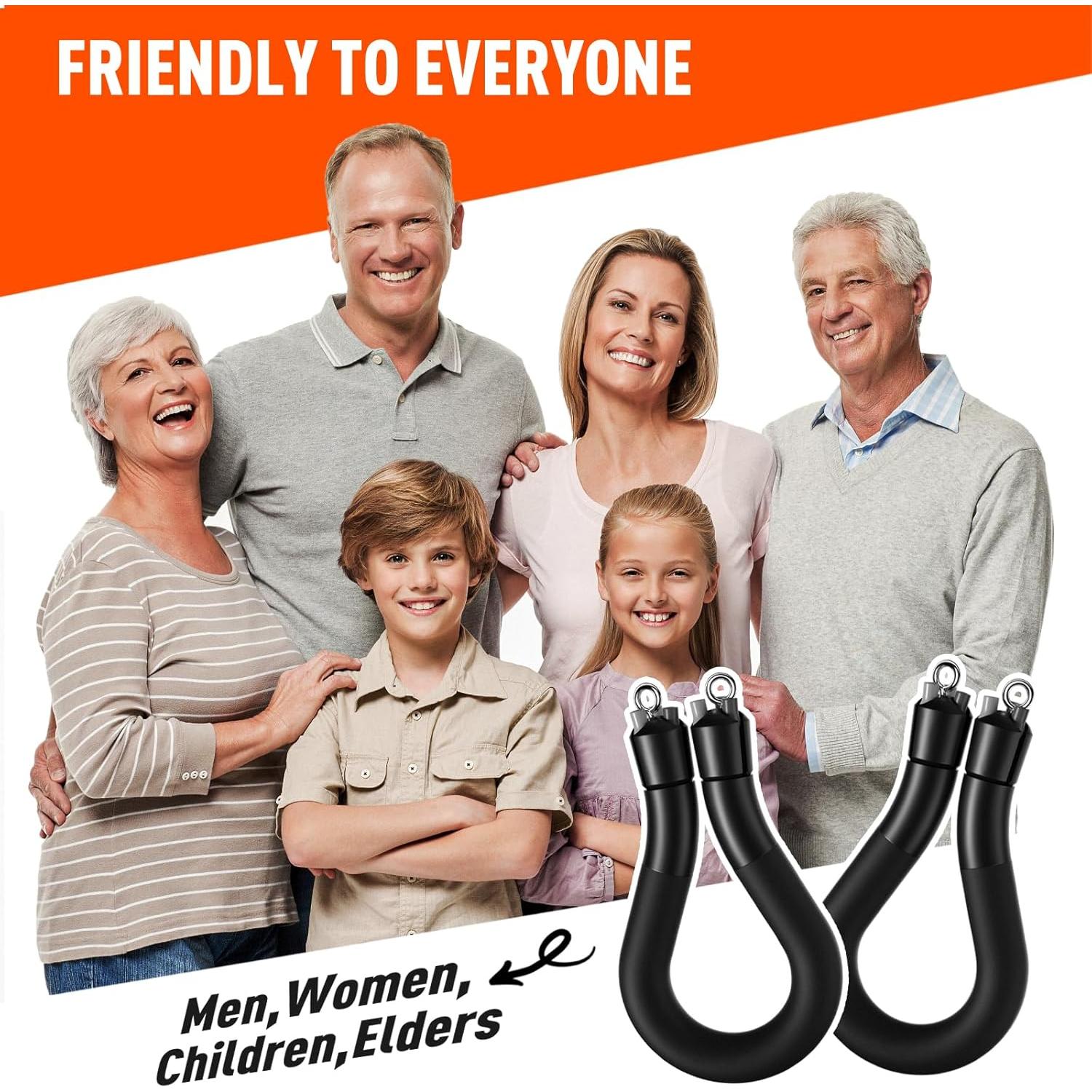 Banda de Resistencia SEBIT con Mangos - Entrenamiento en Casa