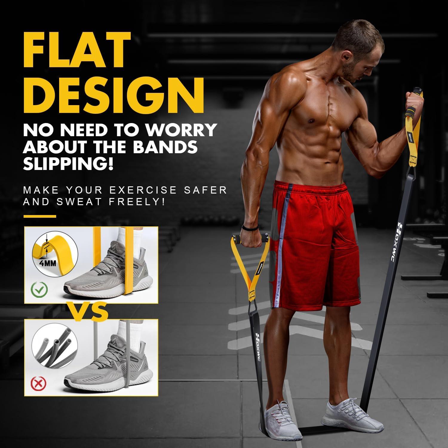 Bandas de Resistencia HOXWC 5 Niveles 36.29 kg para Ejercicio