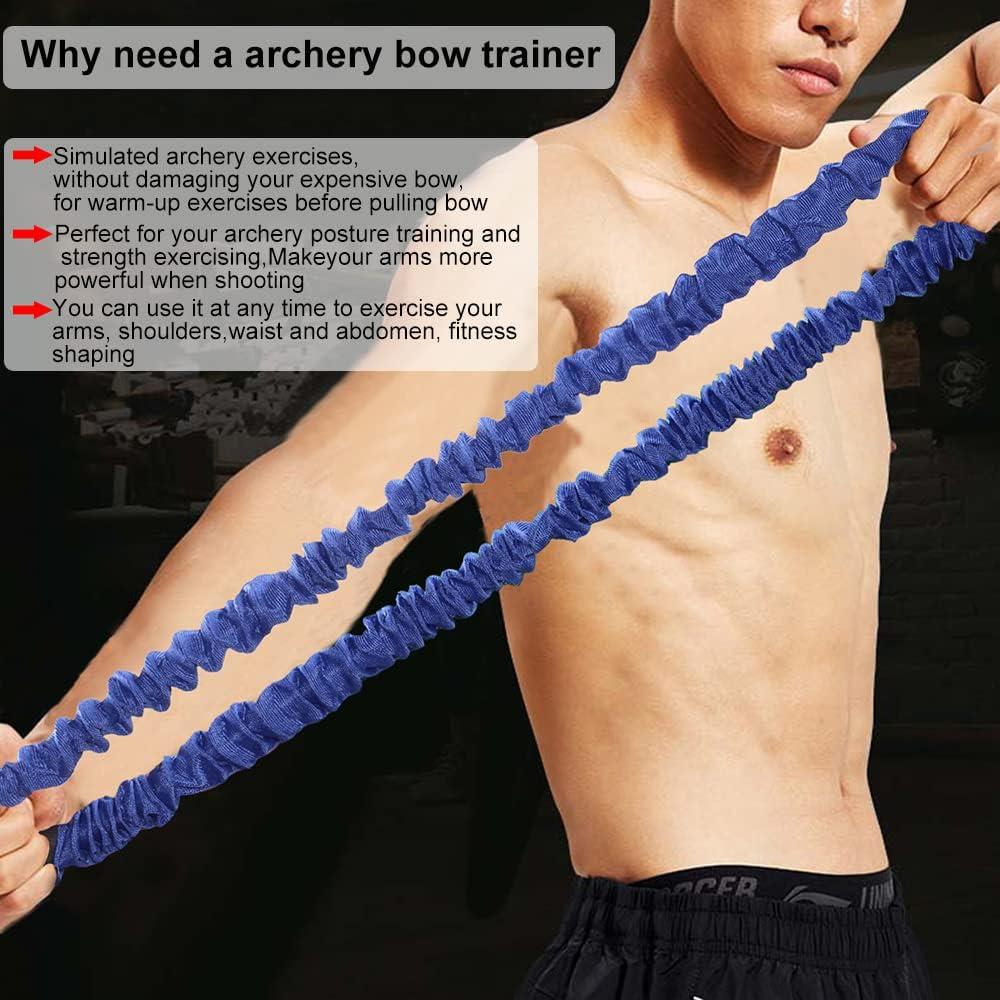 Entrenador de Arco SOPOGER 25 lbs Bandas de Estiramiento Goma