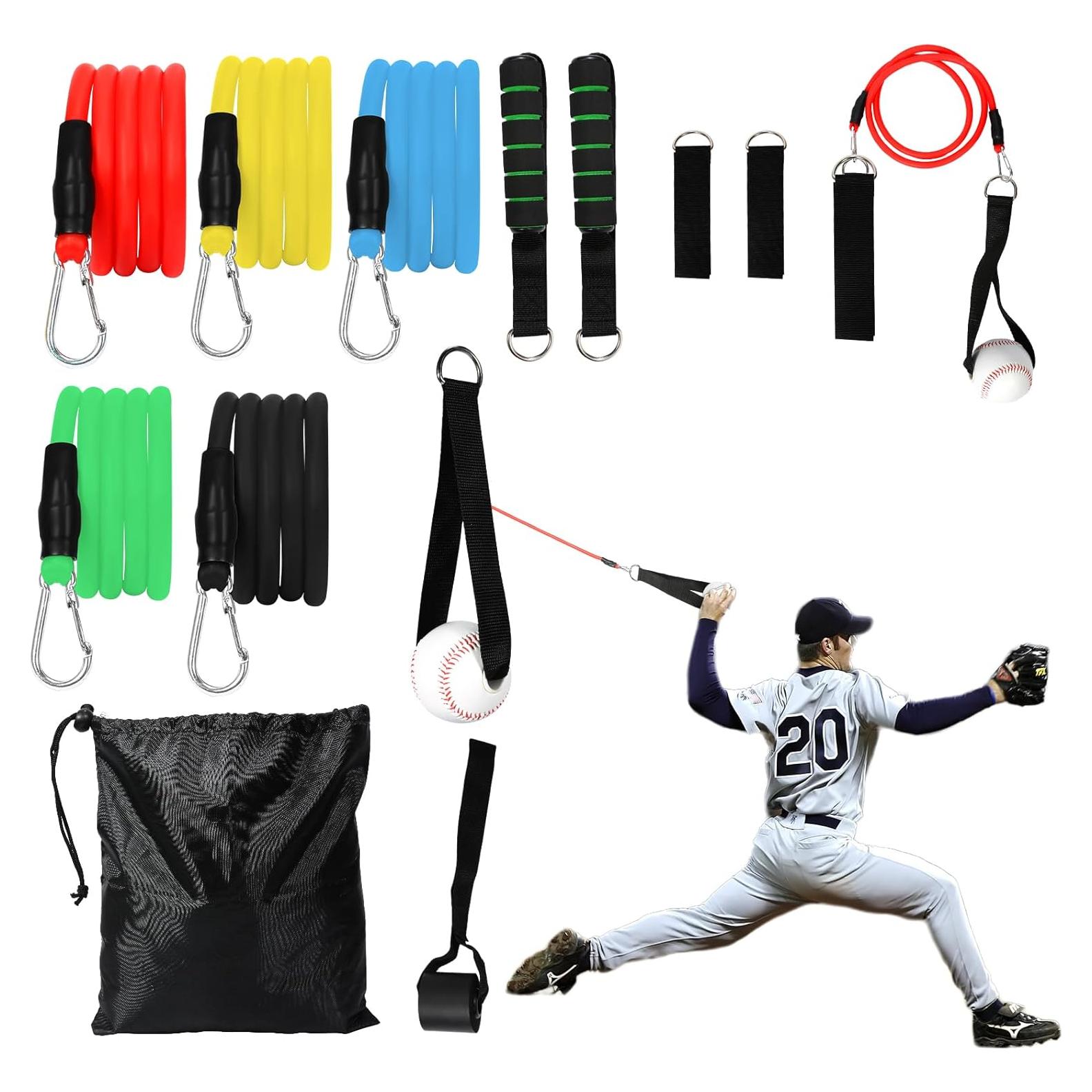 Entrenador de Resistencia de Béisbol Davllin 12-en-1 con Bandas