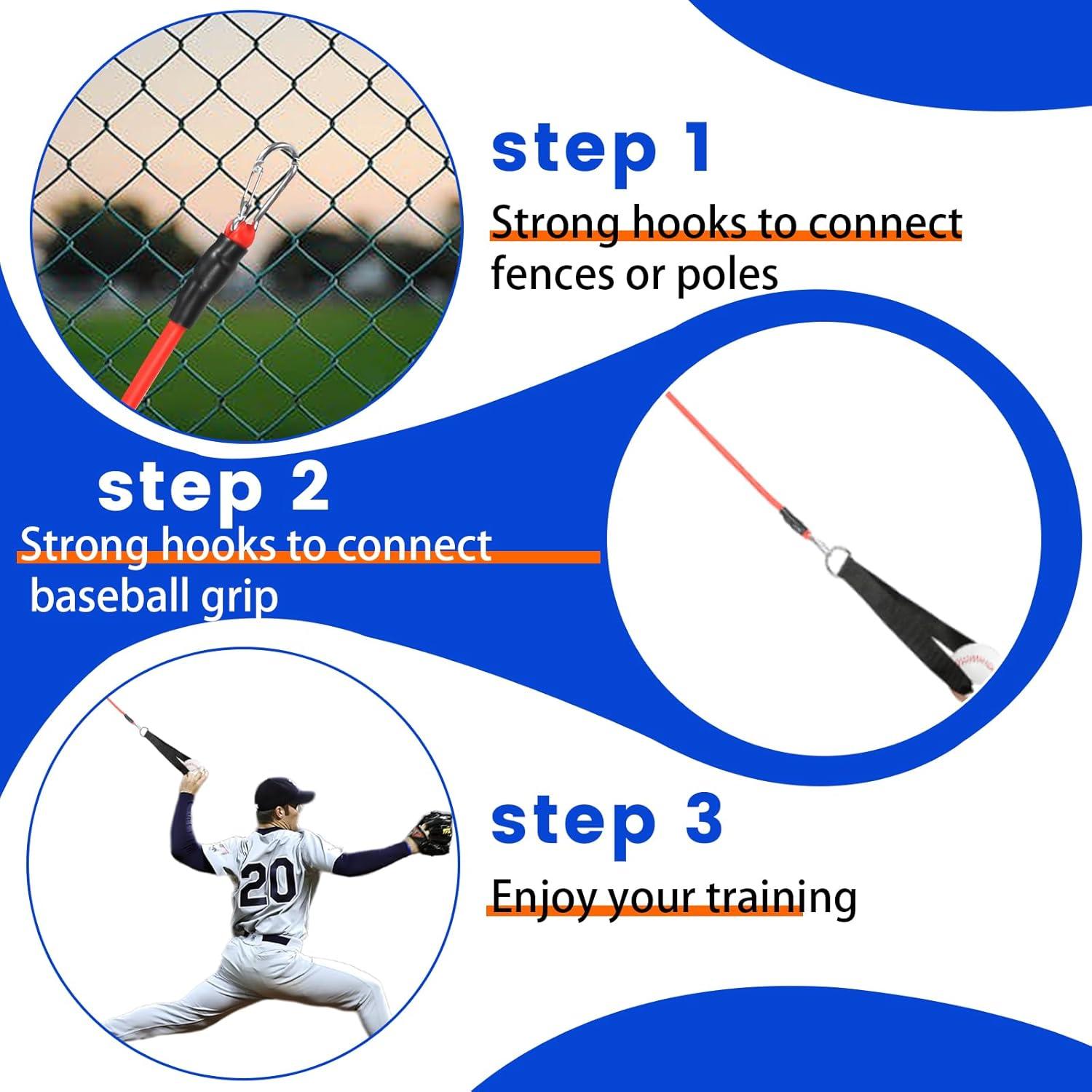 Entrenador de Resistencia de Béisbol Davllin 12-en-1 con Bandas