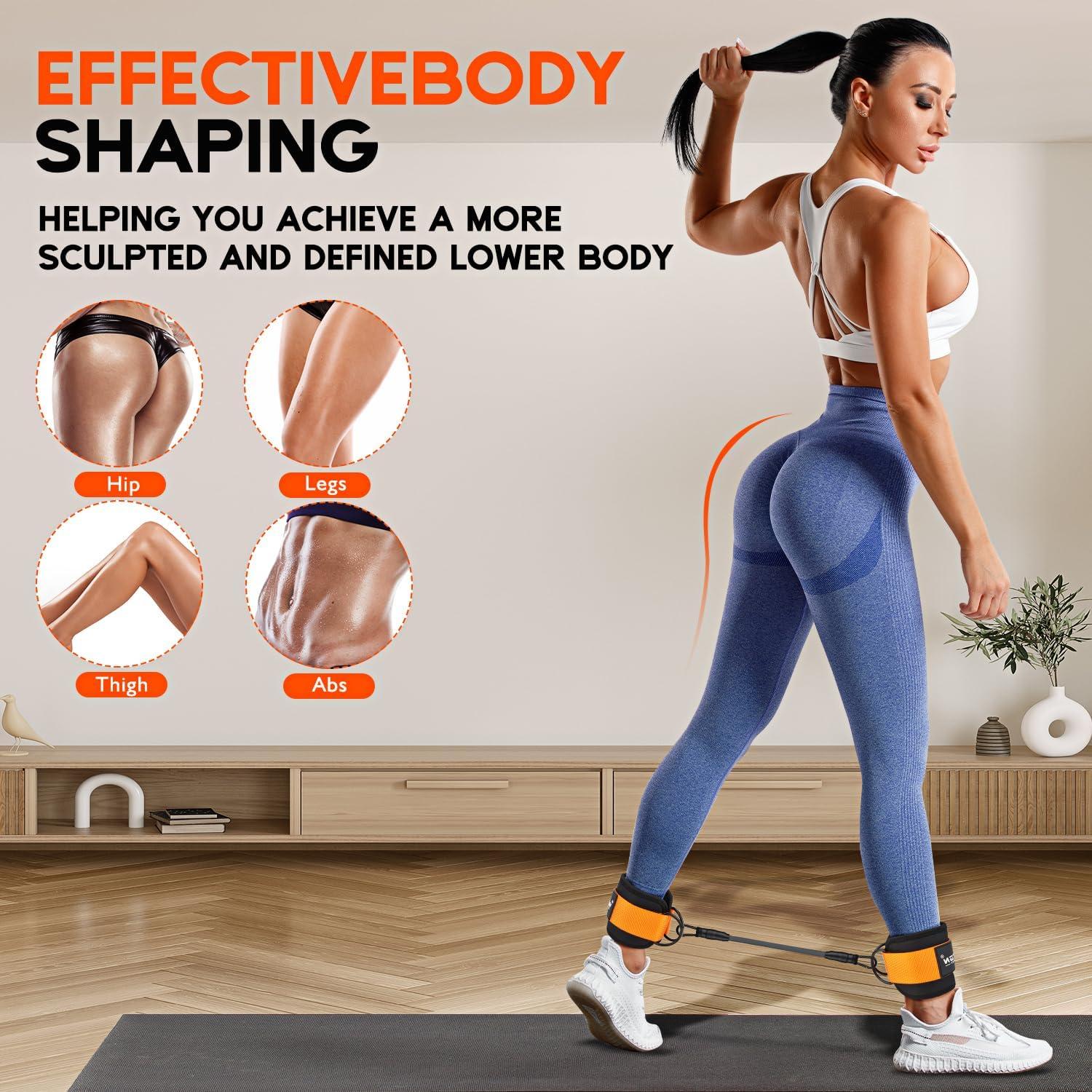 Bandas de Resistencia para Tobillo HPYGN - 3 Niveles Ajustables