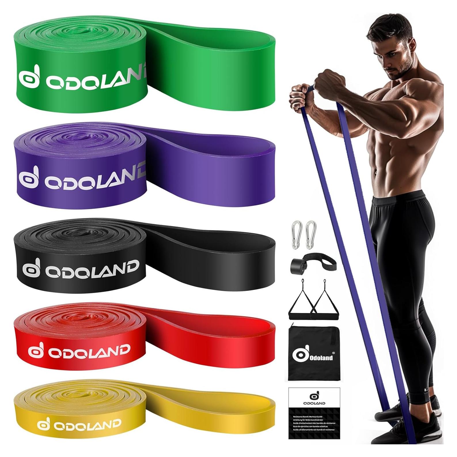 Conjunto de 5 Bandas de Resistencia Odoland para Ejercicio