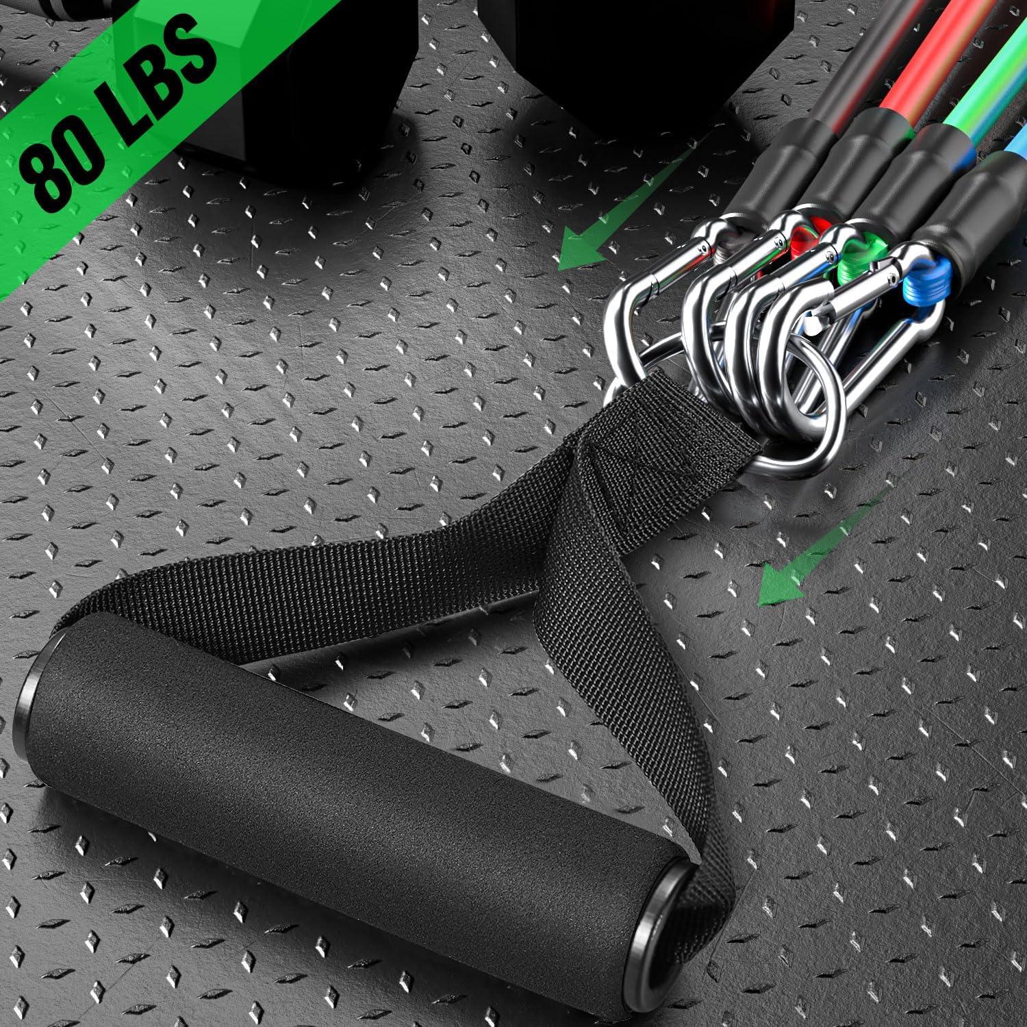 TOBWOLF Entrenador de Resistencia de Béisbol 4PCS 15-30 LB